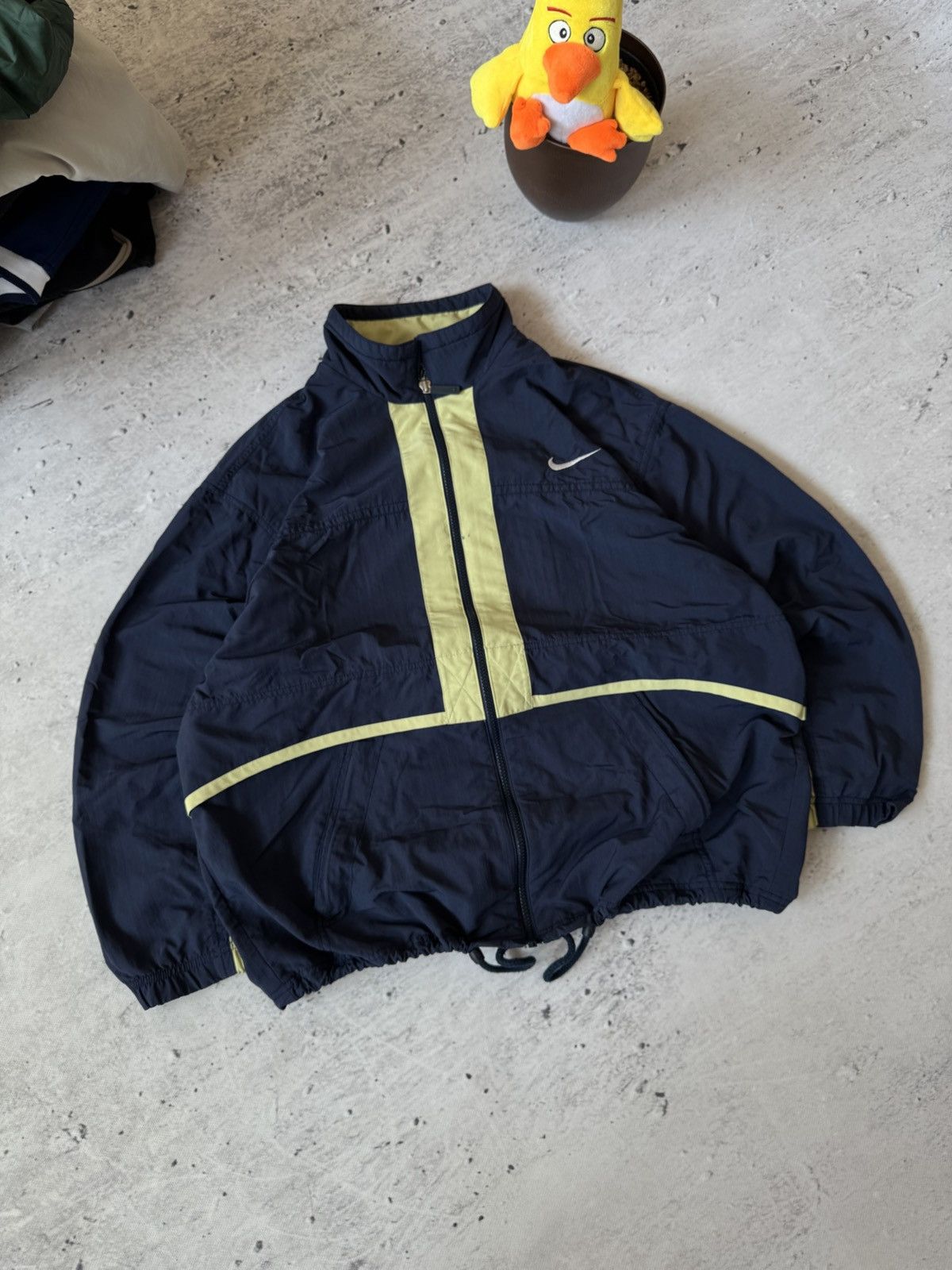 Nike × Vintage NIKE VINTAGE BASIC LOGO OVERSIZE BAGGY LIGHT JACKET Size US M / EU 48-50 / 2 - 1 Thumbnail