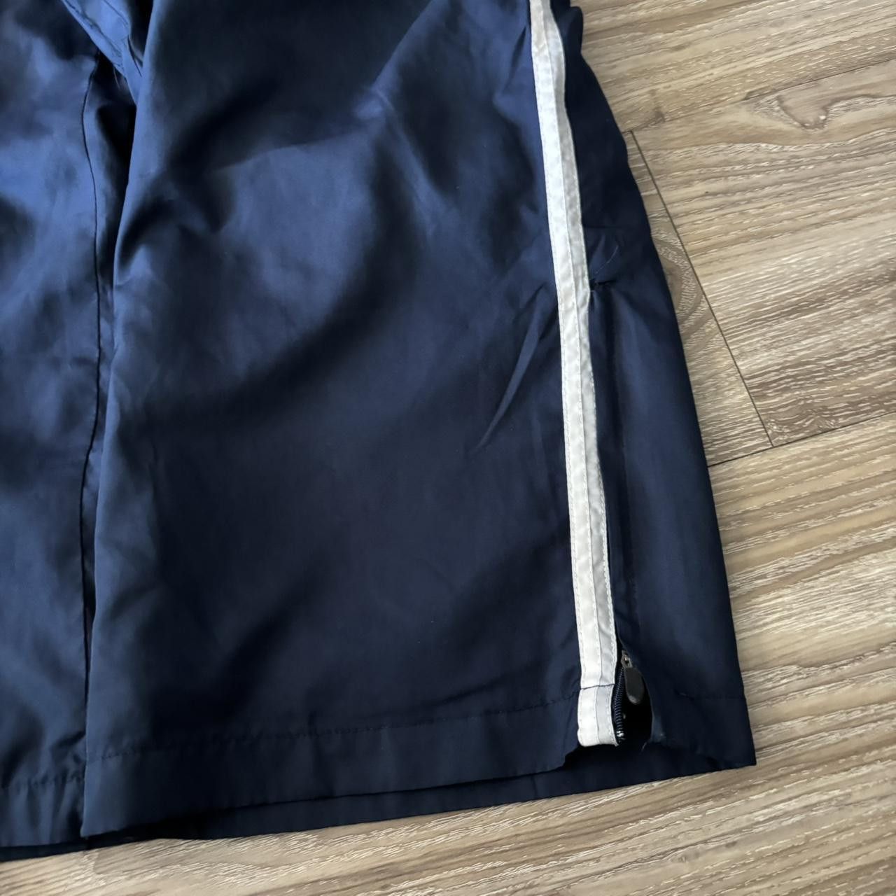 Japanese Brand Crazy Vintage Y2K/2000s Baggy Navy Blue Striped Skater Style Streetwear Track Pants! Size L Size US 32 / EU 48 - 6 Thumbnail