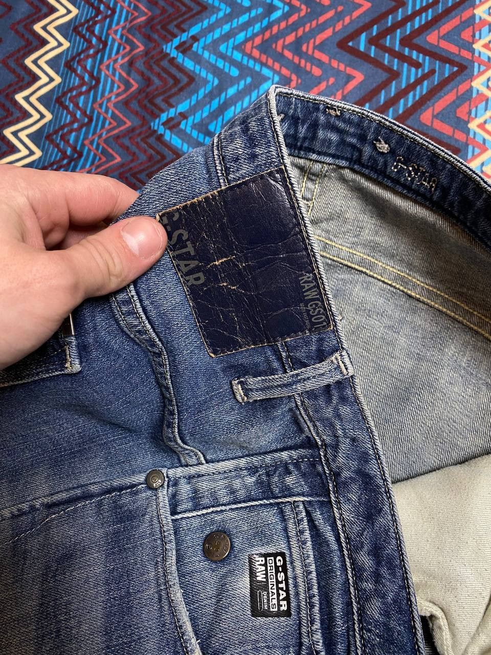 G-Star Vintage Y2K jeans denim pants stone washed Size US 30 / EU 46 - 4 Thumbnail