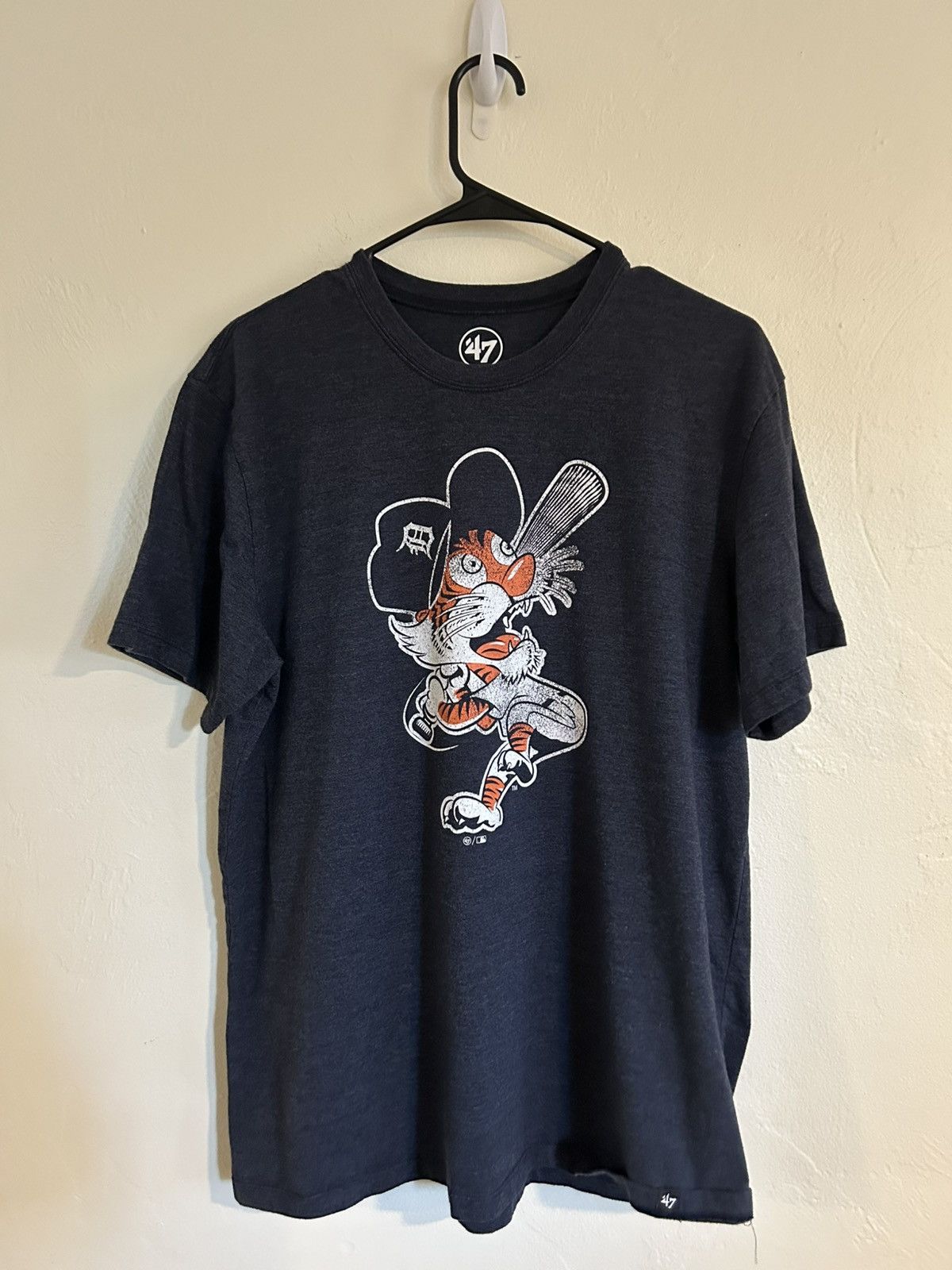 47 Brand Detroit Tigers Vintage-Style Baseball T-Shirt Size US XL / EU 56 / 4 - 1 Thumbnail