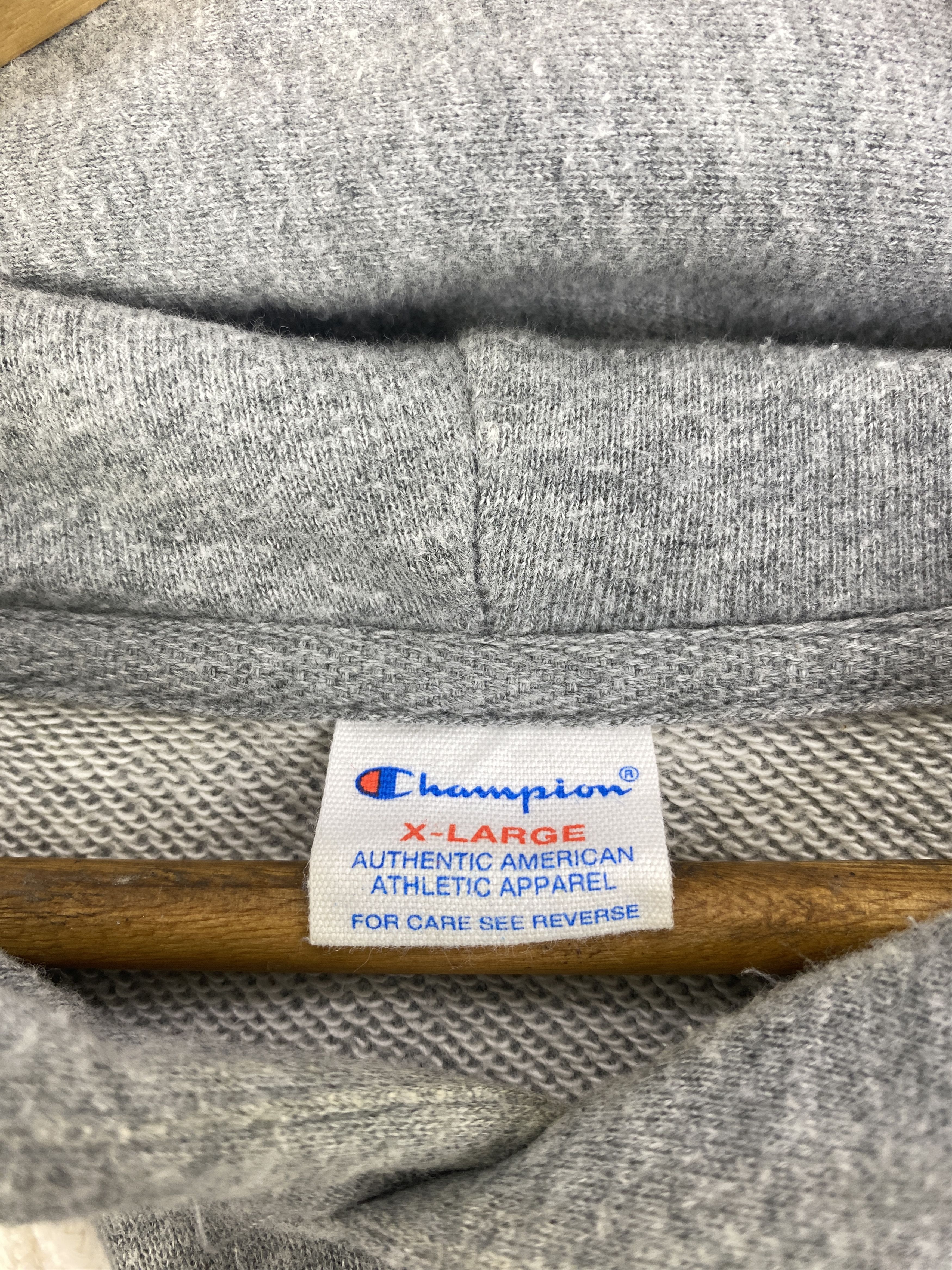Champion Vintage 90s Champion Spell Out Pullover Hoodie SH0009 Size US XL / EU 56 / 4 - 5 Thumbnail