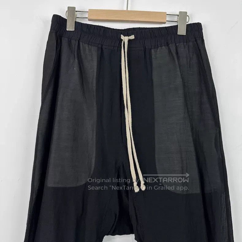 Rick Owens Rick Owens Mainline low-crotch silk slacks pants Size US 38 / EU 54 - 3 Thumbnail