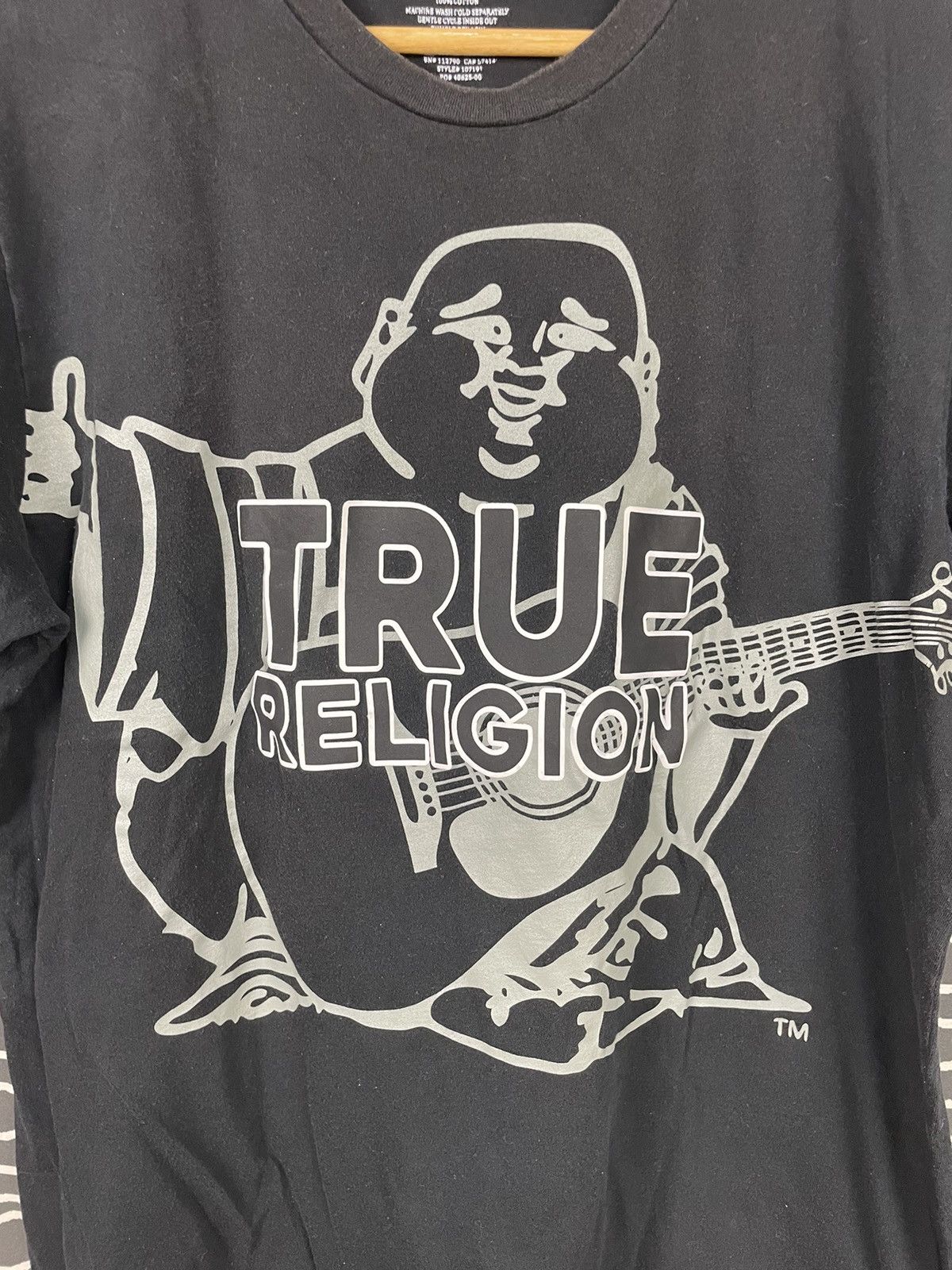 True Religion True Religion Big Buddha Black Tee Size US XL / EU 56 / 4 - 3 Thumbnail