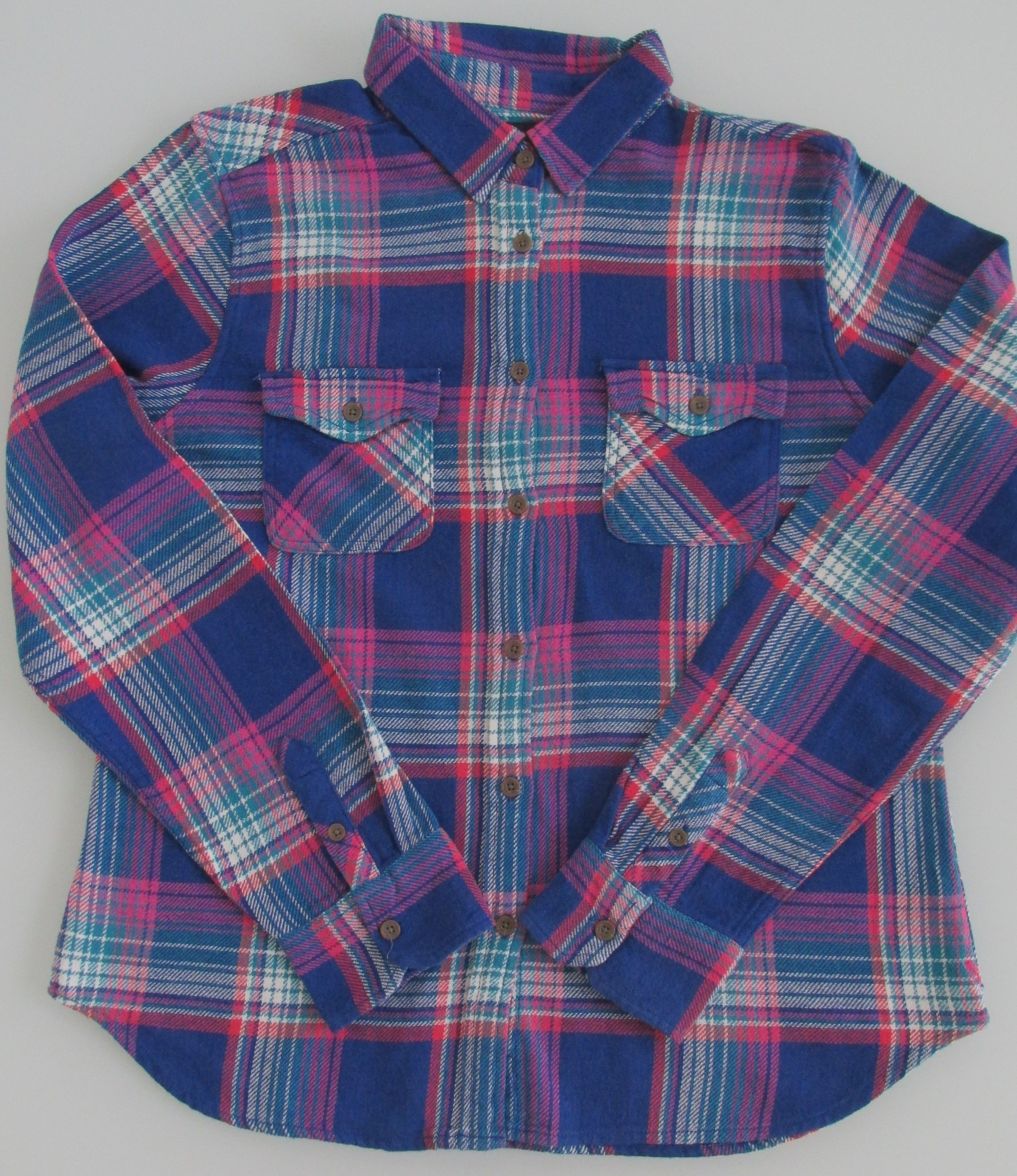 American Eagle Outfitters American Eagle Women's Cotton Flannel Shirt Size Large Size L / US 10 / IT 46 - 1 Thumbnail