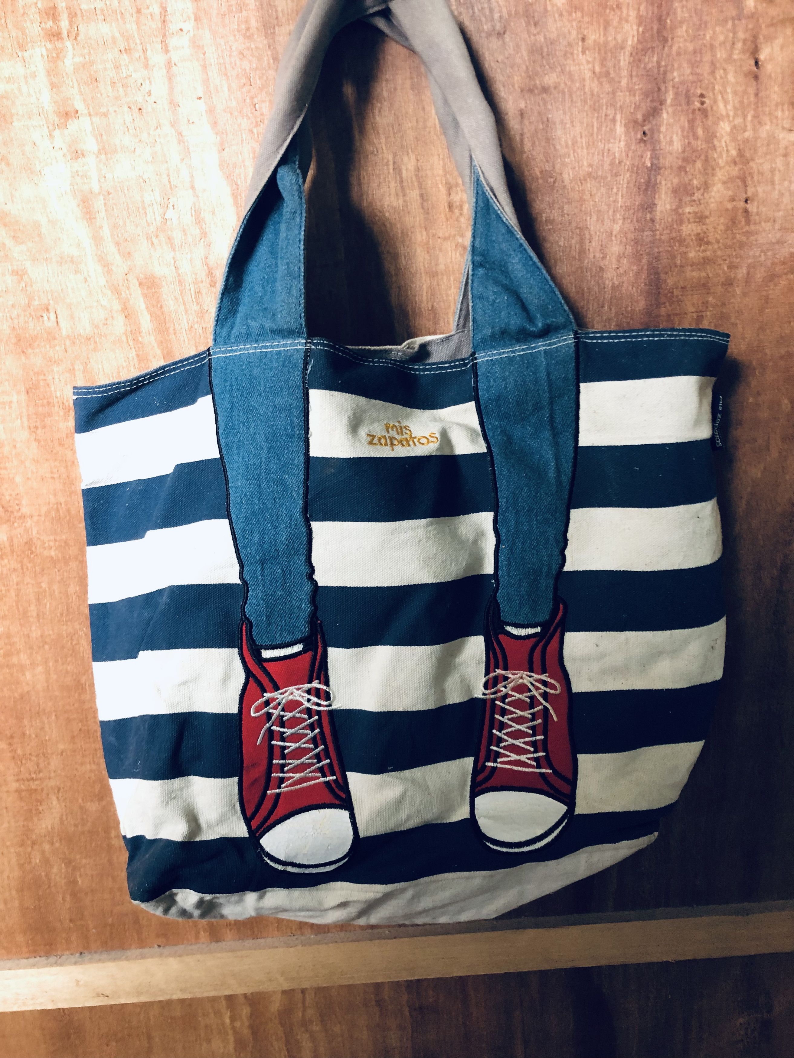 Japanese Brand Very Rare‼️Japanese Mis Zapatos Style Totebag Size ONE SIZE - 7 Thumbnail