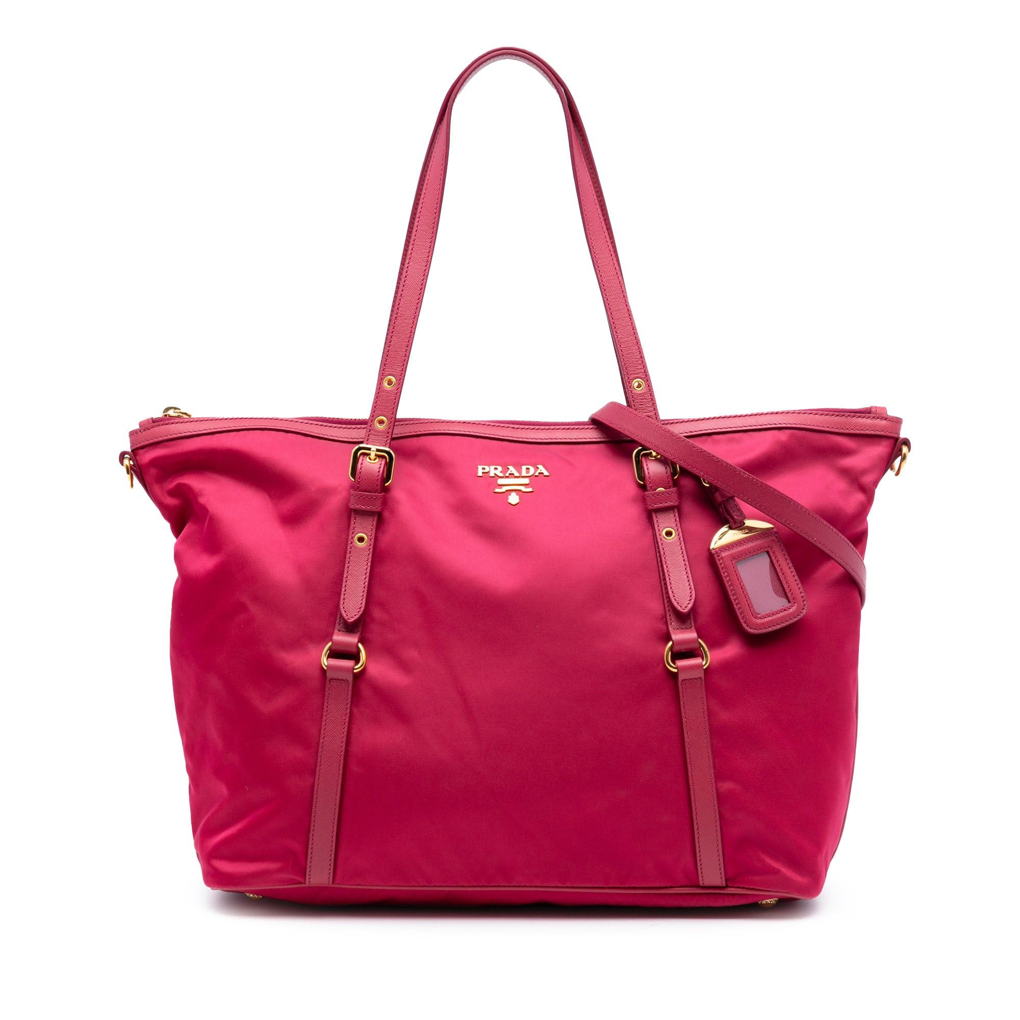 Prada Saffiano Trimmed Tessuto Satchel Size ONE SIZE - 1 Thumbnail
