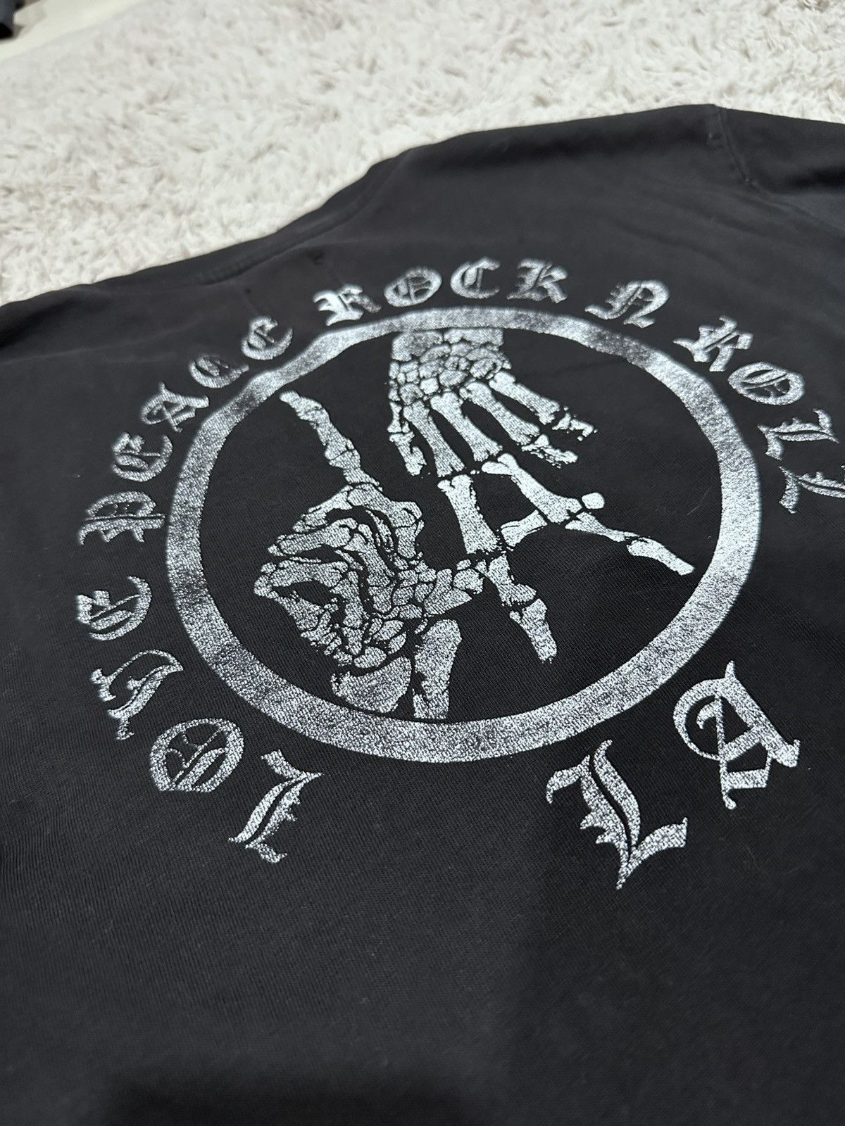 A&G Rock Vintage Distressed A&G Rock n Roll Couture L/Sleeve tshirt Size US S / EU 44-46 / 1 - 5 Thumbnail