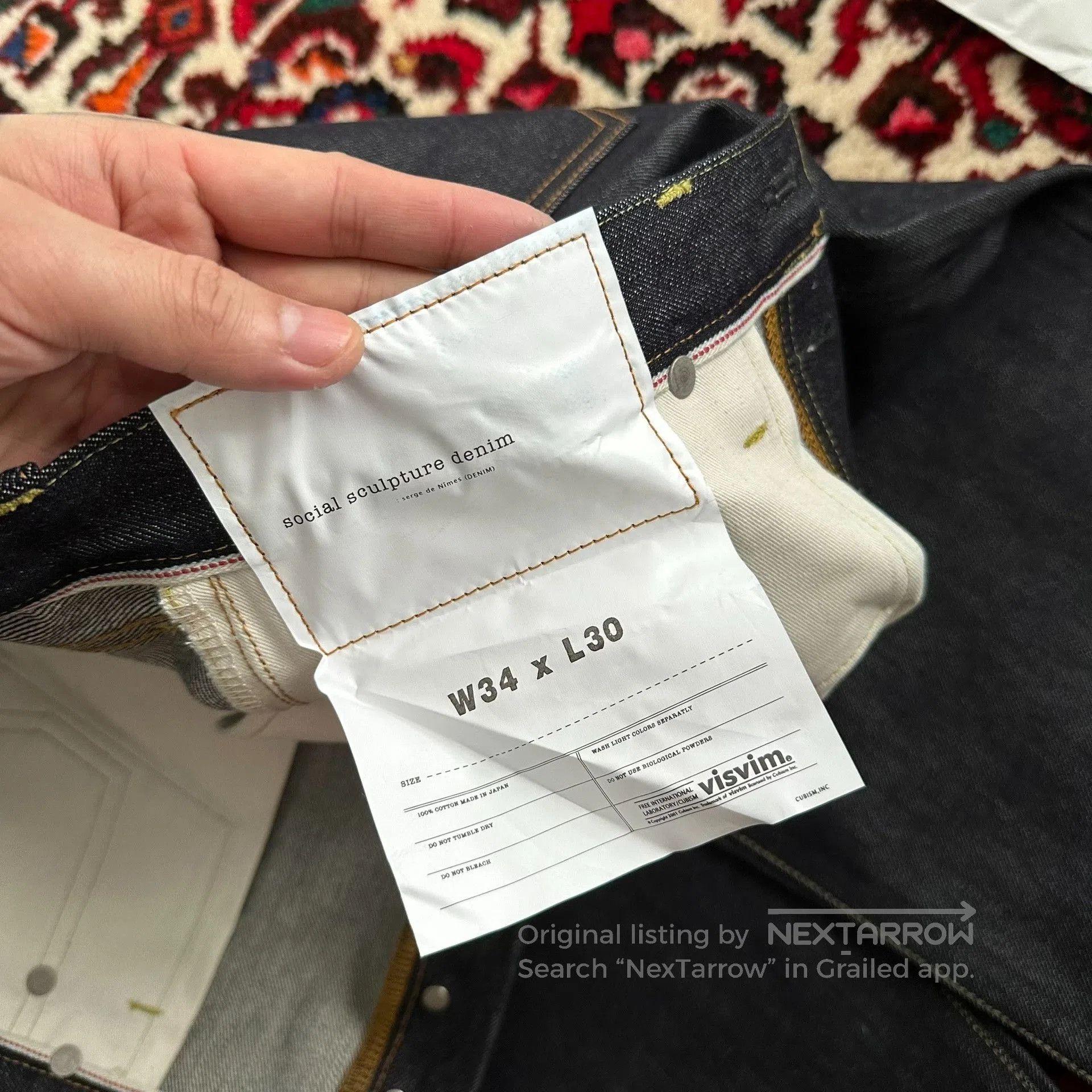 Visvim visvim wide denim pants w34l30. Size US 34 / EU 50 - 5 Thumbnail