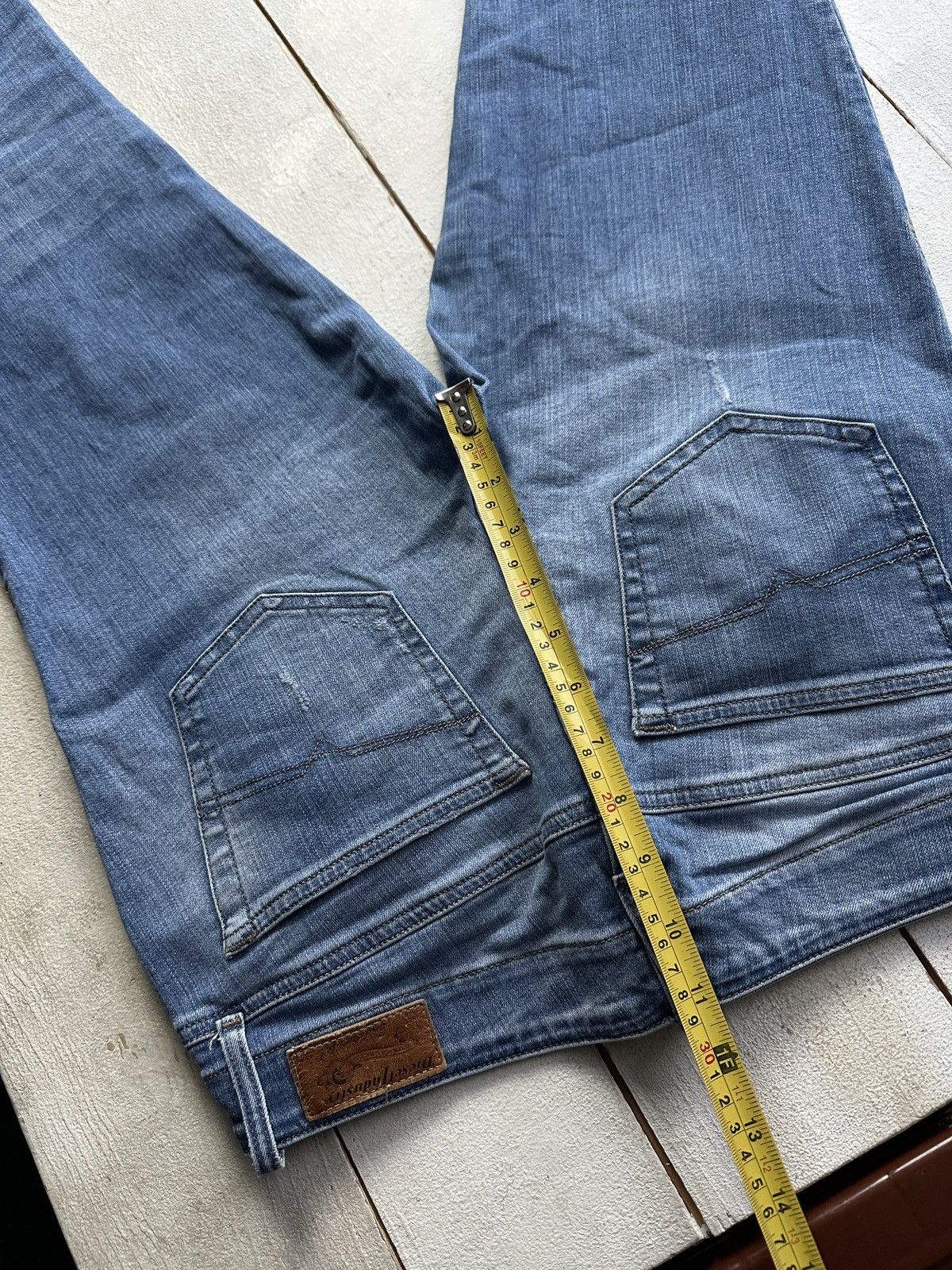Diesel 🚨 DIESEL AVANT GARDE GOTHIC WOMEN JEANS LOGO IFSIXWASNINE Size 30" / US 8 / IT 44 - 13 Thumbnail