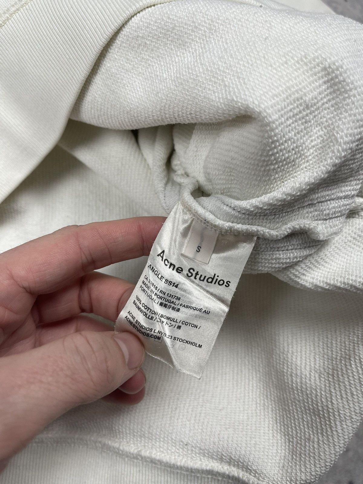 Acne Studios Acne Studios rare sweatshirt crew neck luxury Size US S / EU 44-46 / 1 - 6 Thumbnail