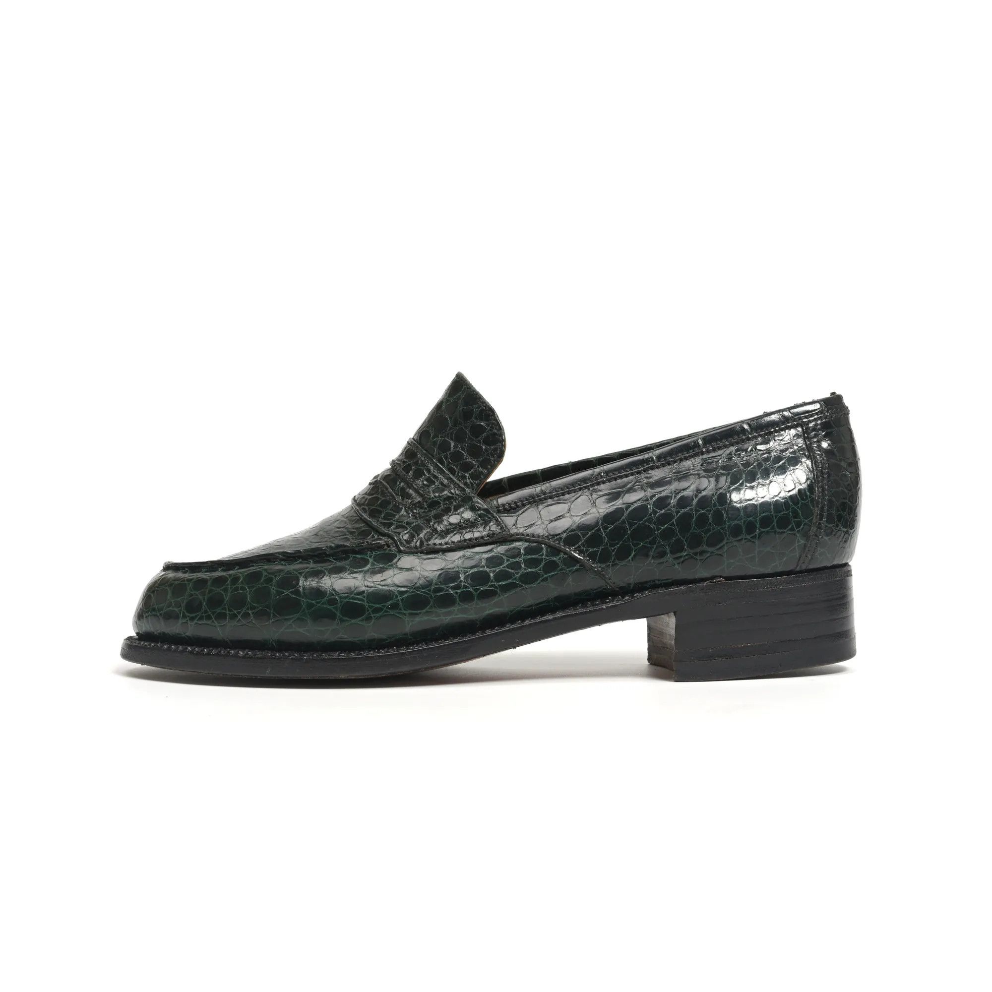 J.M. Weston J.M. WESTON green alligator 180 loafer (3.5 UK) Size US 4 / IT 34 - 5 Thumbnail