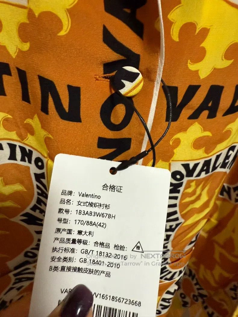 Valentino Valentino Silk shirt Size L / US 10 / IT 46 - 3 Thumbnail