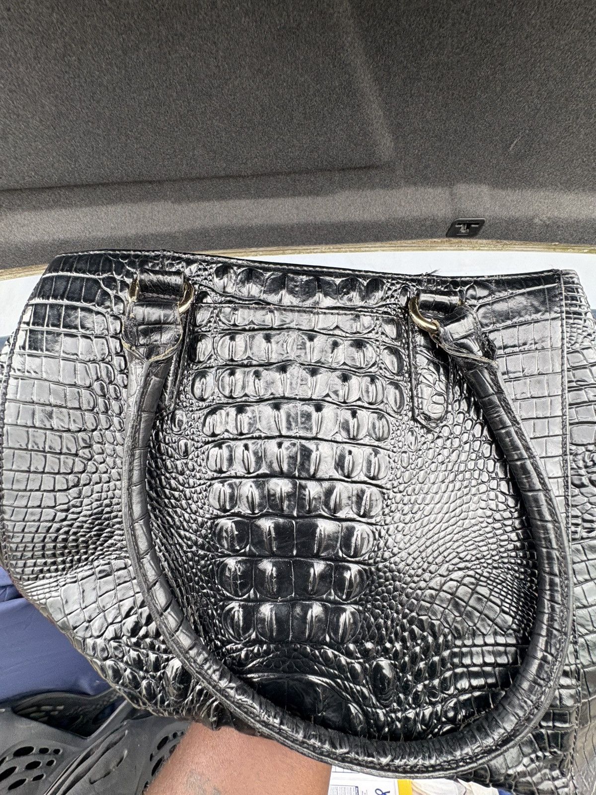BRAHMIN Brahmin black snake skin bag Size ONE SIZE - 2 Thumbnail