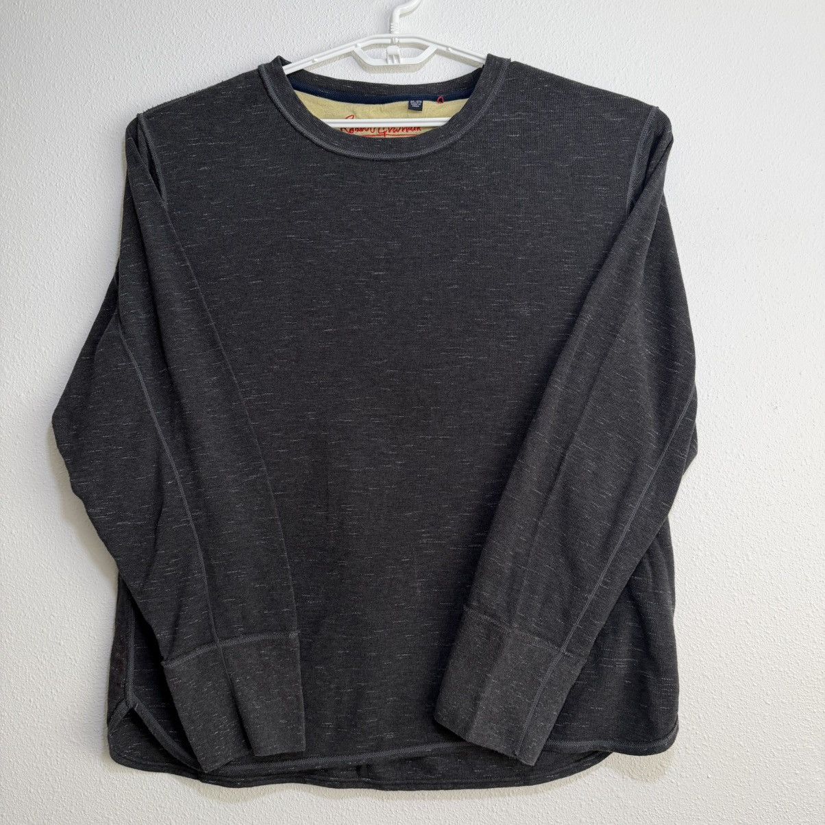 Robert Graham Robert Graham Waffle Knit Shirt Men’s 3XL Gray Charcoal L/S Size US XXL / EU 58 / 5 - 1 Thumbnail