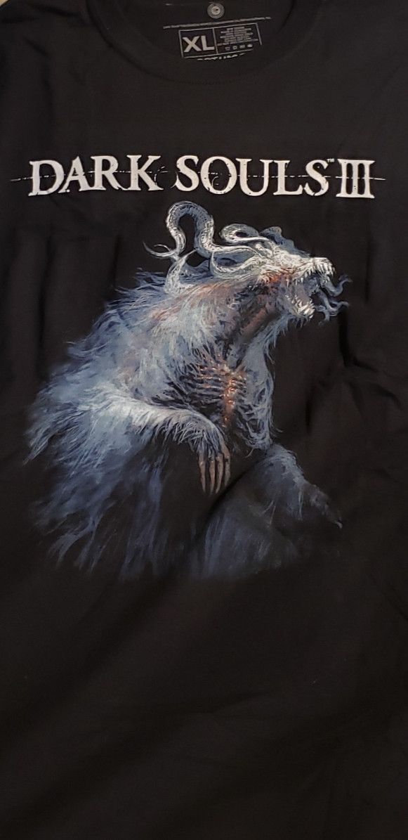 Other RARE DARK SOULS III GRAPHIC T-SHIRT GAMING SHIRT SIZE XL Size US XL / EU 56 / 4 - 3 Thumbnail