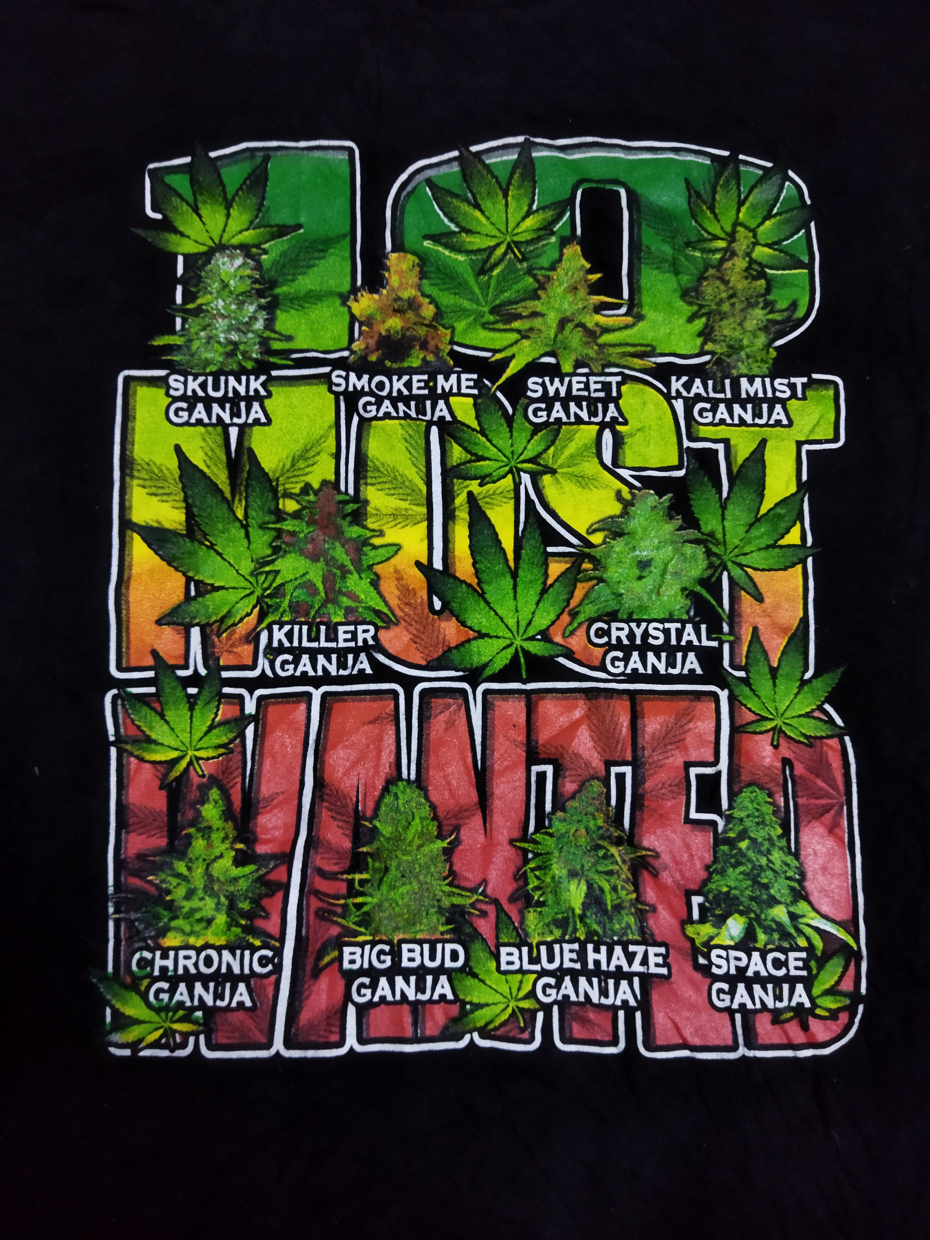 Vintage Vintage Marijuana Tee Size US XL / EU 56 / 4 - 2 Thumbnail