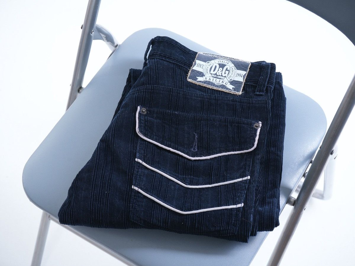 Dolce & Gabbana Dolce Gabbana Vintage Archive Corduroy Pants 32 Size US 32 / EU 48 - 1 Thumbnail