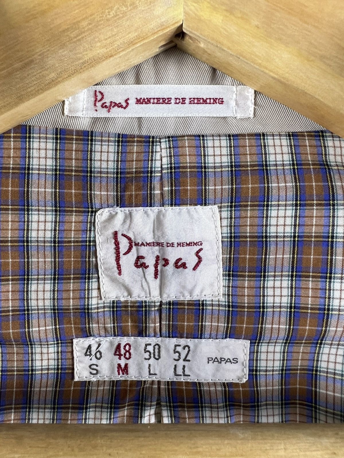 Japanese Brand 🔥 PAPAS MANIERE DE HEMING JAPAN CHORE STYLE JCKET - M Size US M / EU 48-50 / 2 - 9 Thumbnail