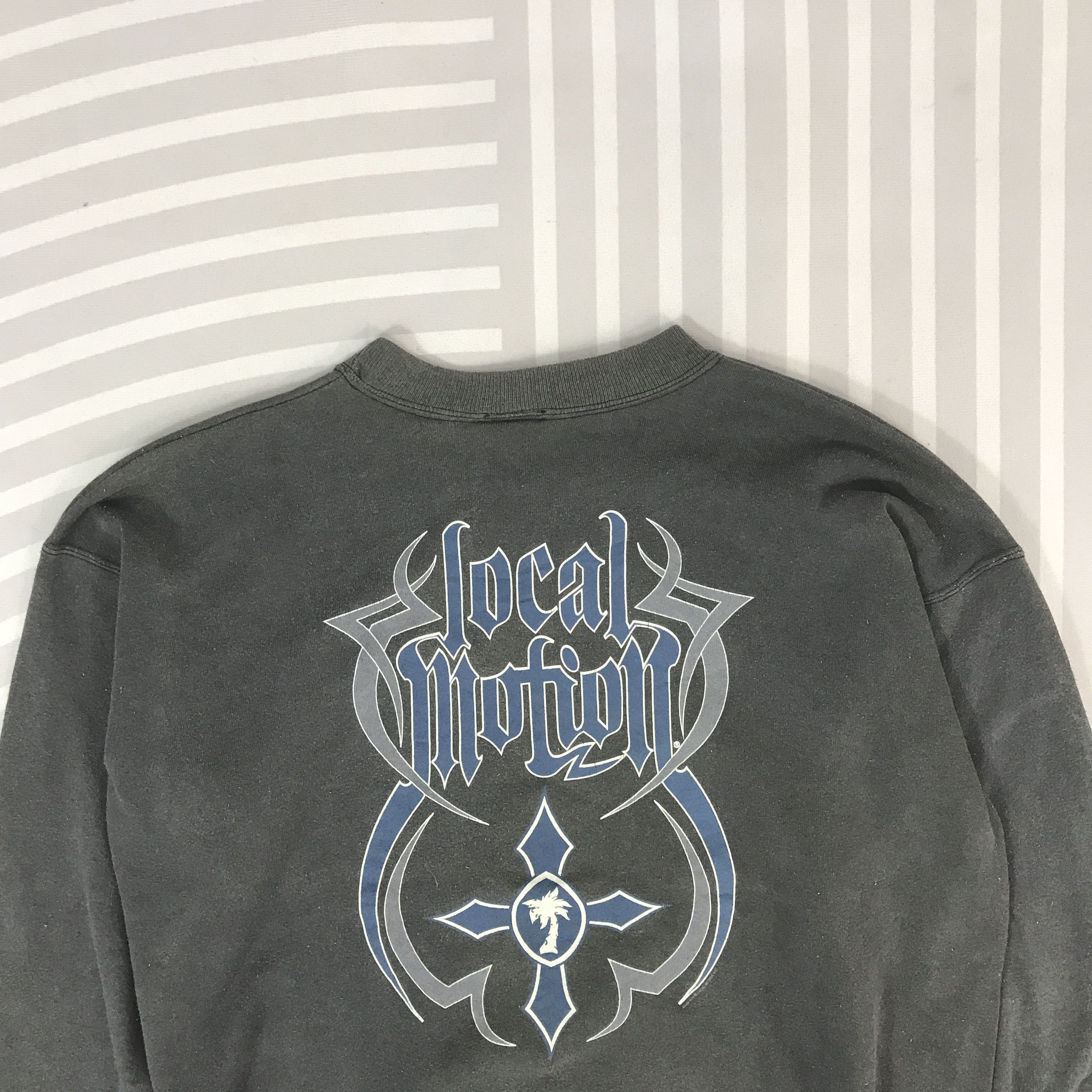 Japanese Brand Vintage Local Motion gothic design Sweatshirt Size US L / EU 52-54 / 3 - 2 Thumbnail