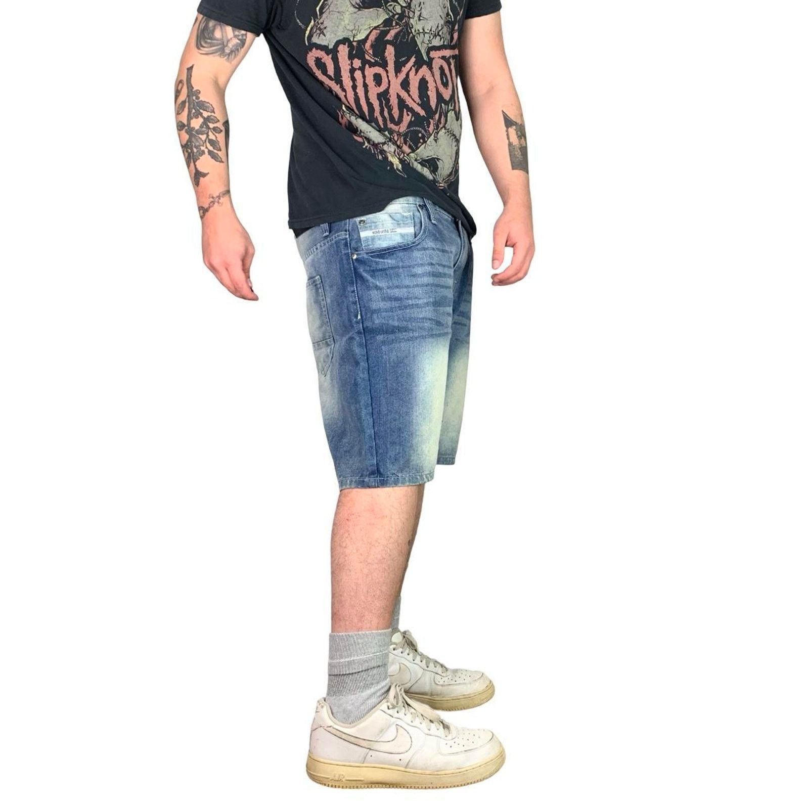 Ecko Unltd. × Vintage Vintage Baggy Ecko Unltd Jean Shorts Size US 42 / EU 58 - 4 Thumbnail