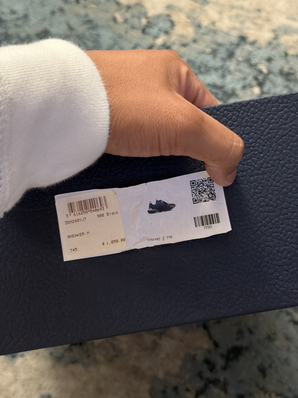 Dior Dior B24 Monogram Oblique Black Sneaker 44 (11US) Brand New Size US 12 / EU 45 - 9 Thumbnail