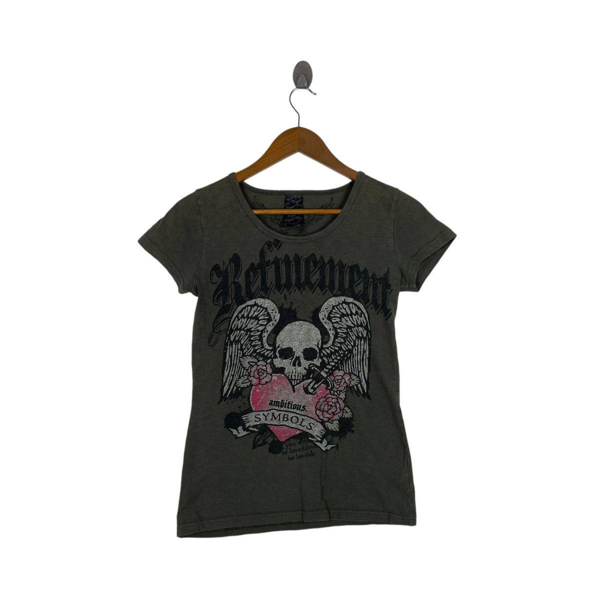 Vintage Virgirl Japan Skull Angel Tee Shirt Size L / US 10 / IT 46 - 1 Thumbnail