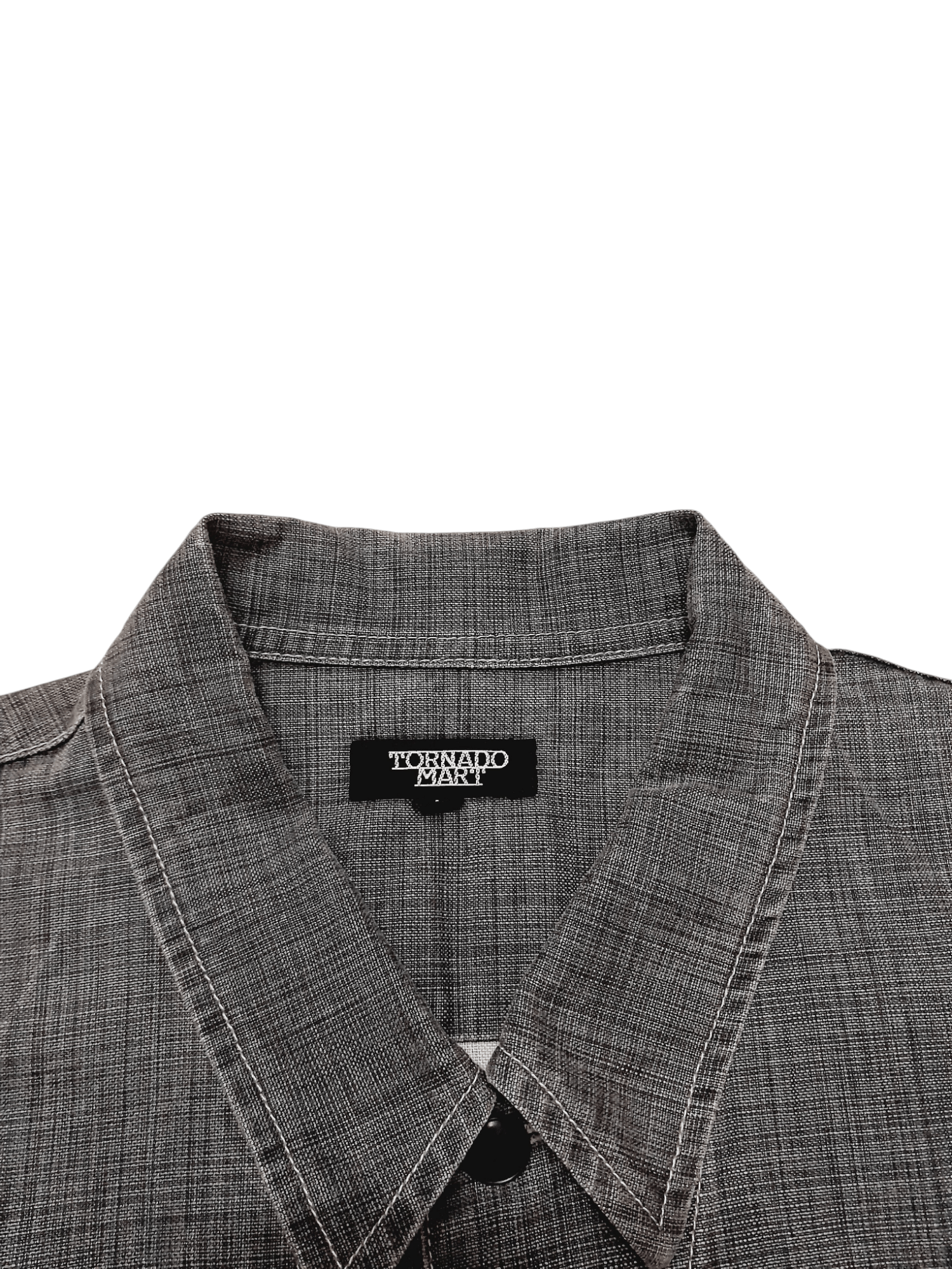 Tornado Mart Tornado Mart of Hisashi Fukatami Denim Shirt (S295) Size US M / EU 48-50 / 2 - 3 Thumbnail