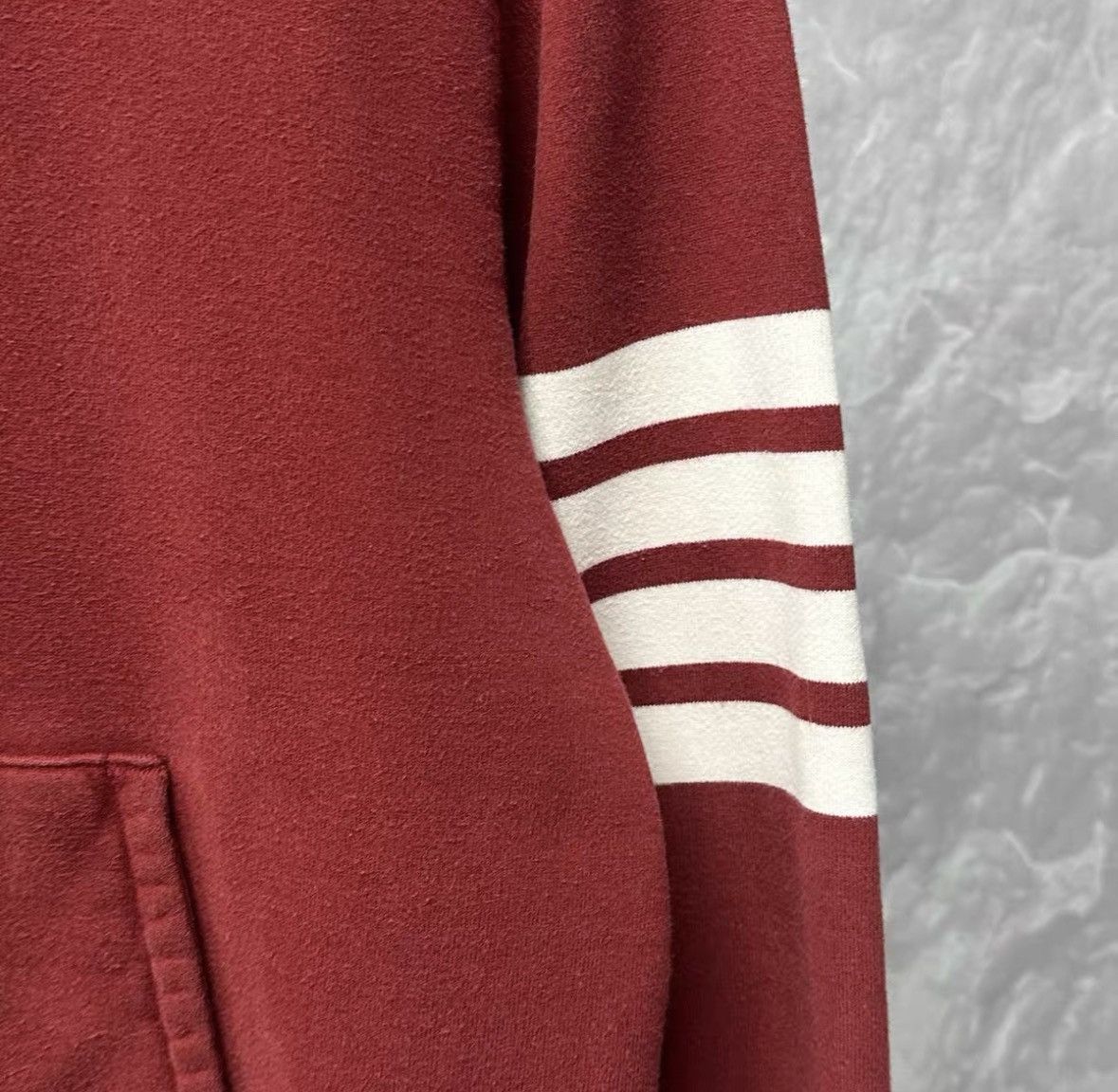 Thom Browne thom browne red striped hoodie size 3.xy Size US M / EU 48-50 / 2 - 3 Thumbnail