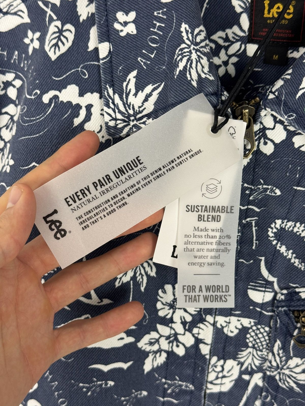 Lee NWT Lee 91B Floral Graphic Regular Jacket Size US M / EU 48-50 / 2 - 13 Thumbnail