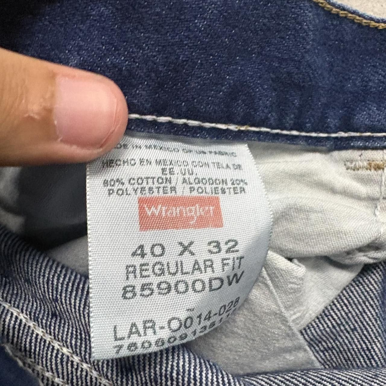 Vintage Crazy Vintage Y2K/2000s Baggy Workwear Style Dark Wash Denim Jeans! Size US 40 / EU 56 - 8 Thumbnail