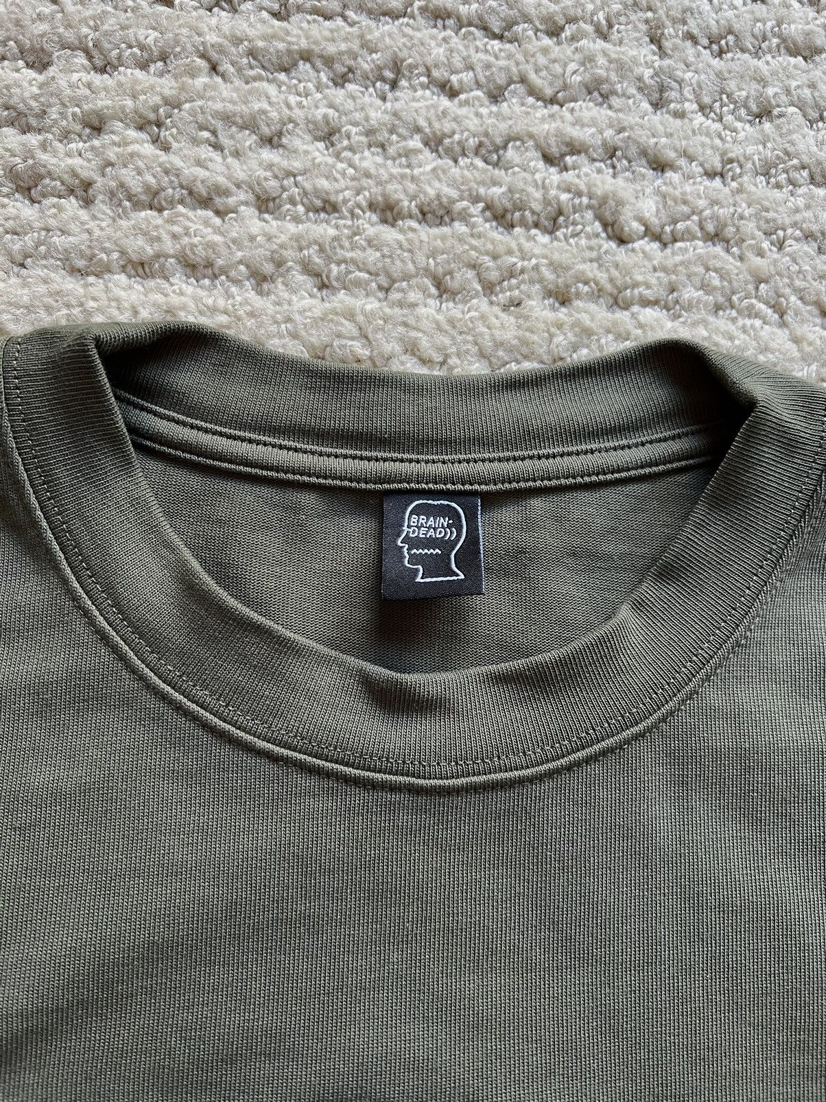 Brain Dead Brain Dead Heavyweight Tonal “Logo Head” Embroidered T-Shirt Size US L / EU 52-54 / 3 - 4 Thumbnail