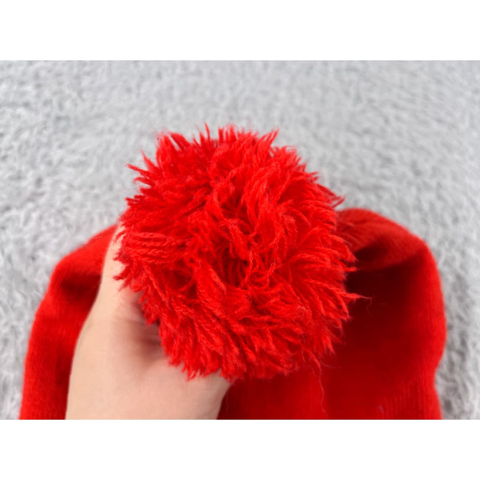 Logo 7 Ignite Beanie Hat Adult One Size Red Logo Acrylic Ear Flaps Pom Adjustable Unisex Outdoors Winter Ski 90s Theme Mens Womens Size ONE SIZE - 5 Thumbnail