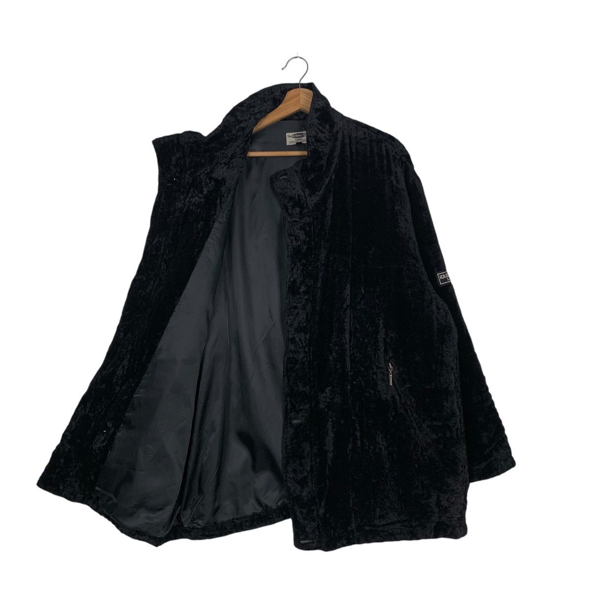 Hardy Amies HARDY AMIES LONDON Embroidery Logo Velvet Jacket #1863-C81 Size US L / EU 52-54 / 3 - 9 Thumbnail