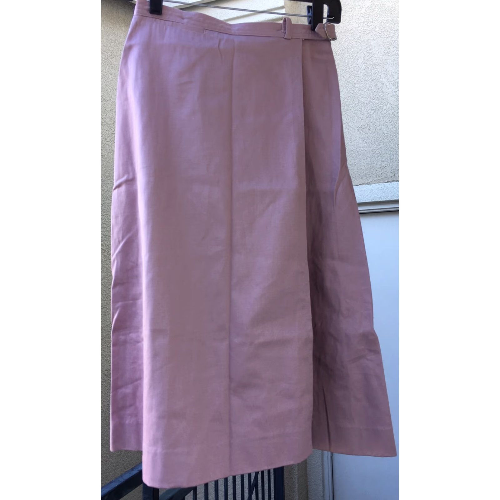 Lacoste Izod Lacoste For Her High Waist Skirt Crocodile Allogator Logo Sz 8 25 in Waist Pink 1980s Vintage Womens Skirt Lacoste Size 30" / US 8 / IT 44 - 7 Thumbnail