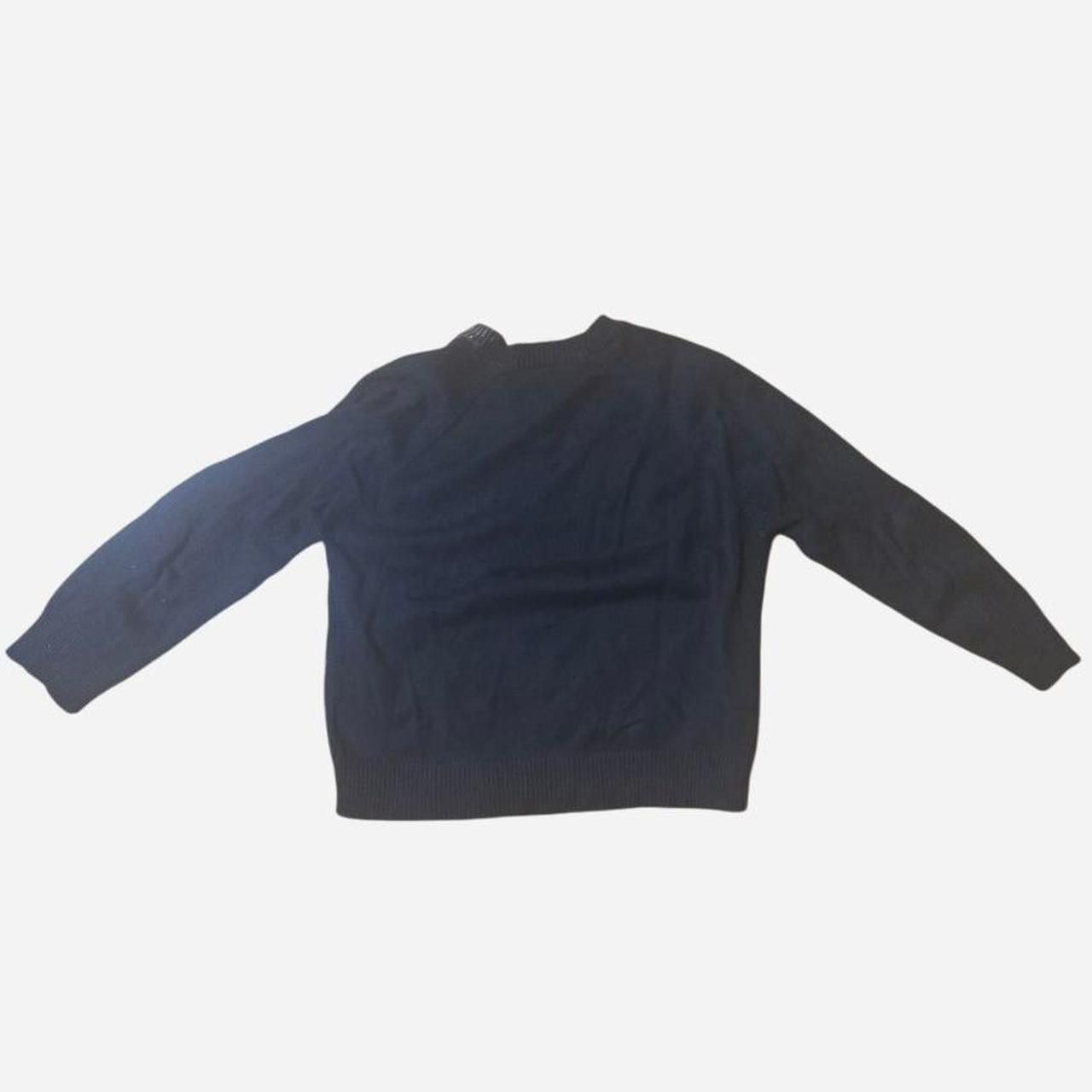 Comme des Garcons 2001 Red Butterfly Bleach Distressed Sweater Size XS / US 0-2 / IT 36-38 - 2 Thumbnail