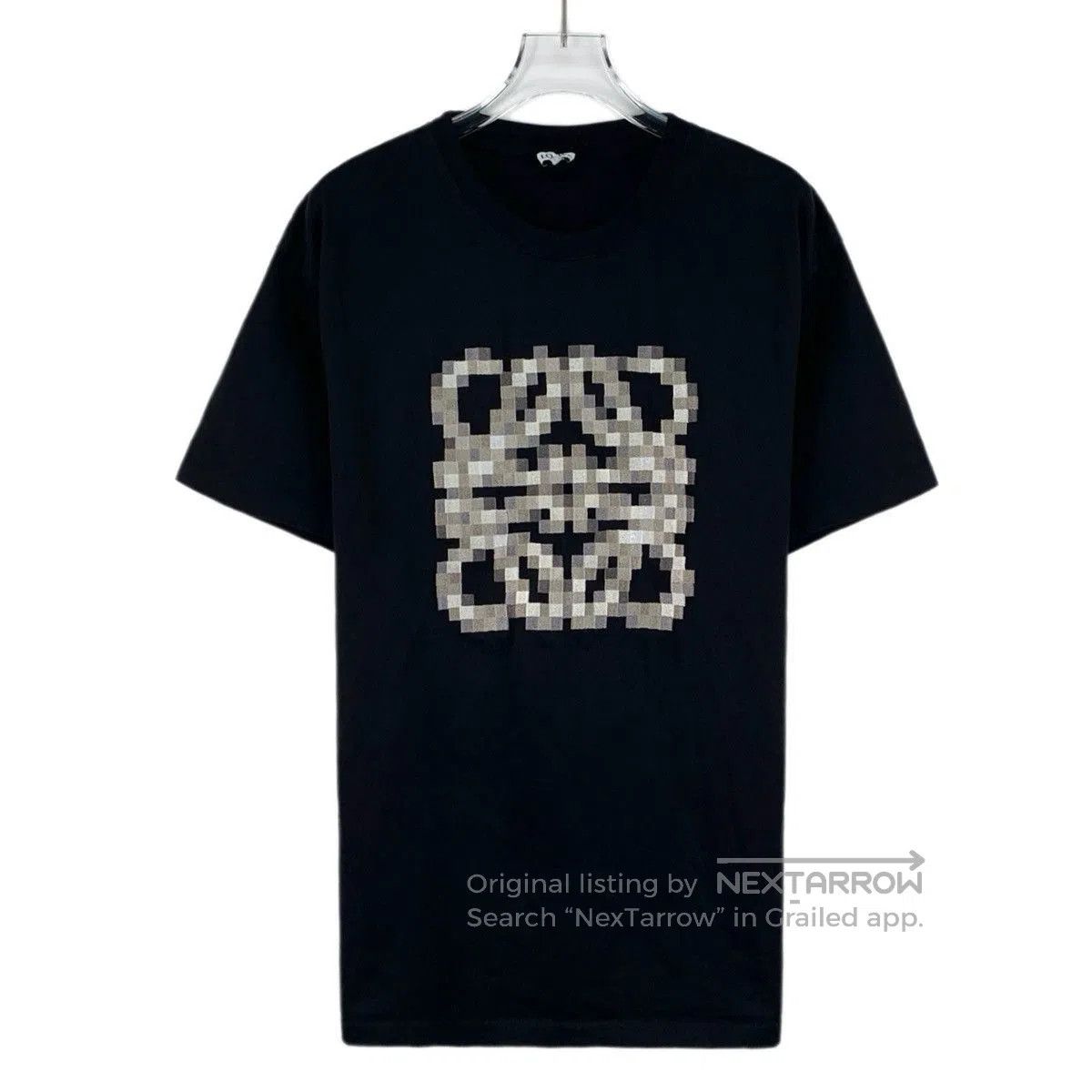 Loewe Black Pixelated Graphic Short Sleeve T. Size US S / EU 44-46 / 1 - 1 Thumbnail