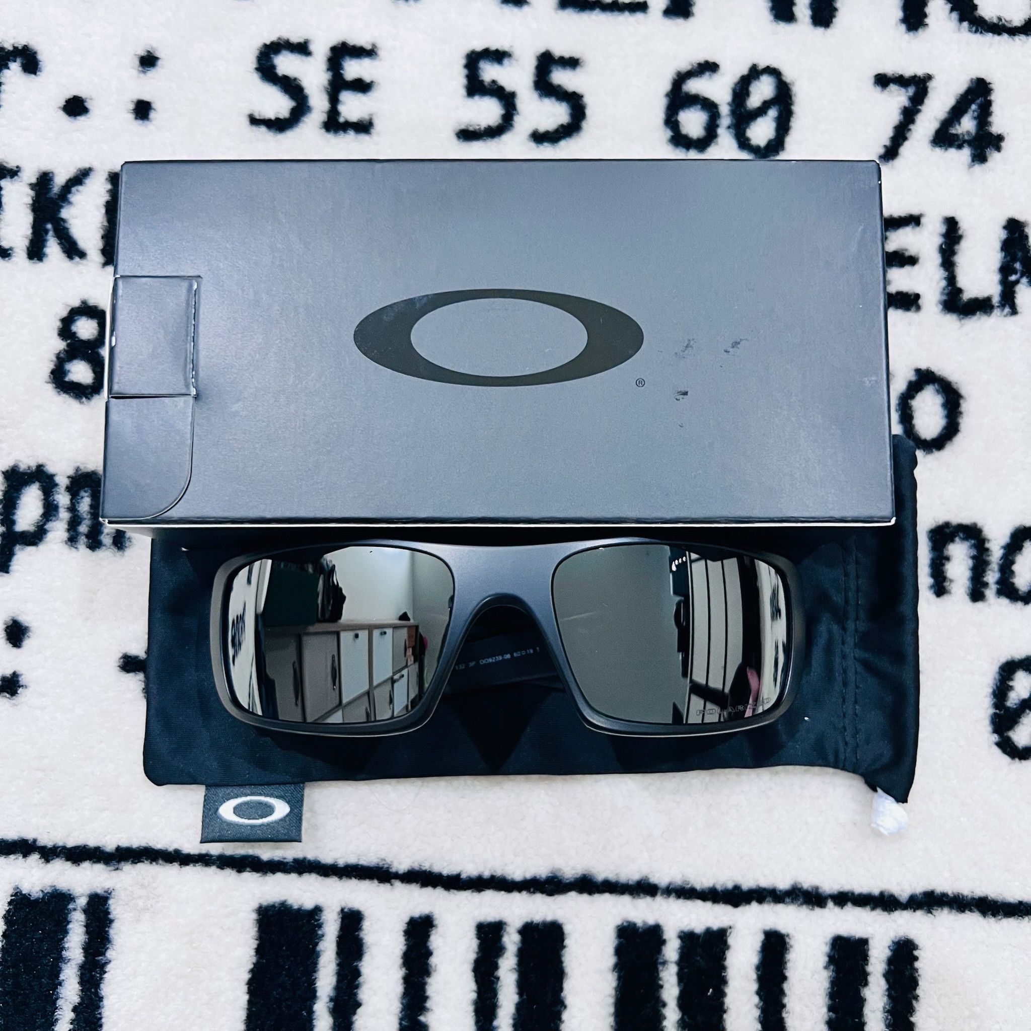 Oakley Oakley Black Iridium Polarized Crankshaft Wrap Sunglasses Size ONE SIZE - 1 Thumbnail