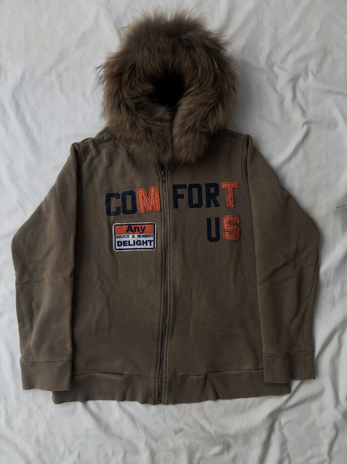 If Six Was Nine Distressed Gothic Fur Hoodie Zip Ifsixwasnine LGB Style Size US L / EU 52-54 / 3 - 1 Thumbnail