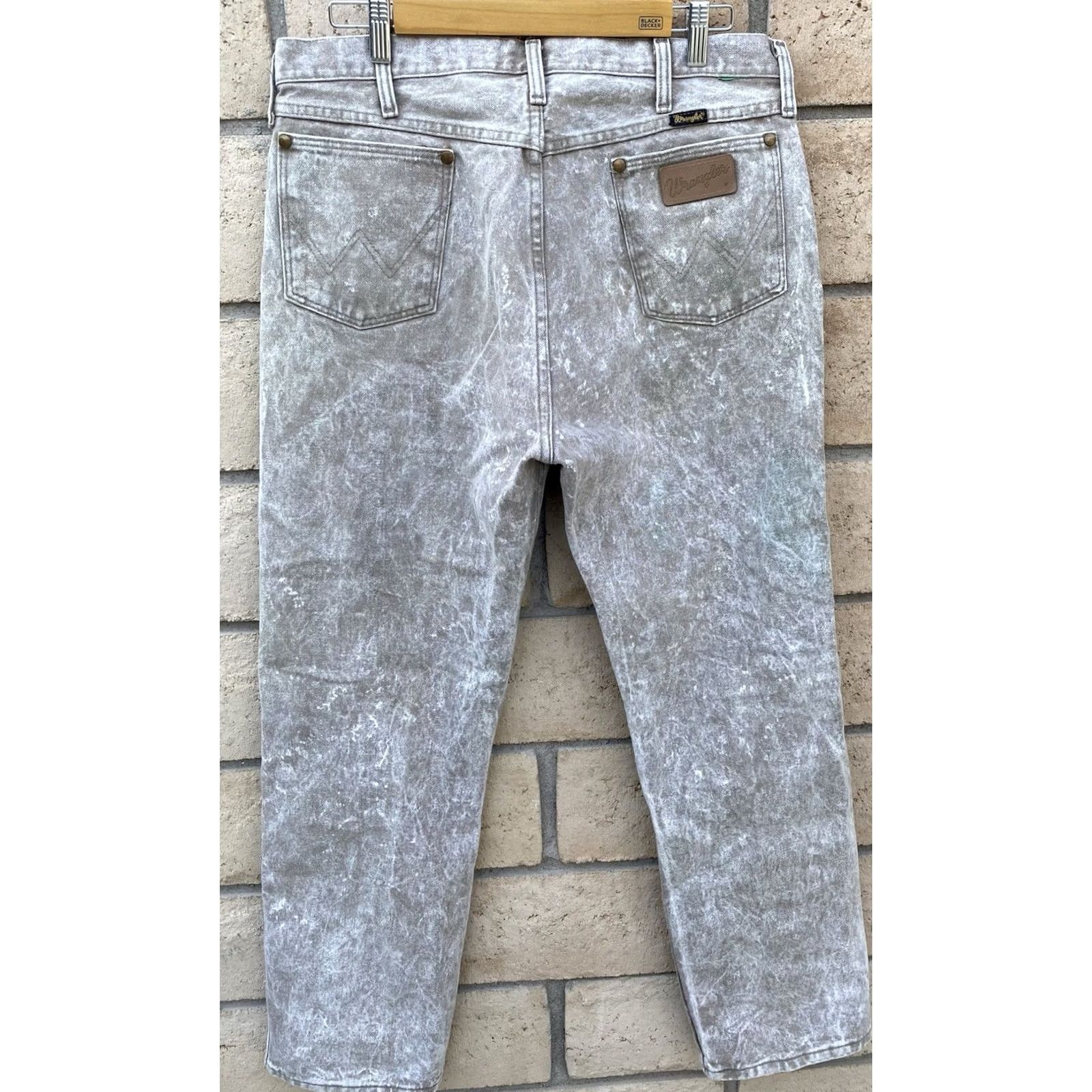 Wrangler VINTAGE Wrangler Jeans SCOVILL Zipper 13MWZRH W 36 L 32 Beige Rockabilly Mens Wrangler Jeans 13MWZRH SCOVILL Beige Rockabilly Mens Jeans Size US 35 - 6 Thumbnail