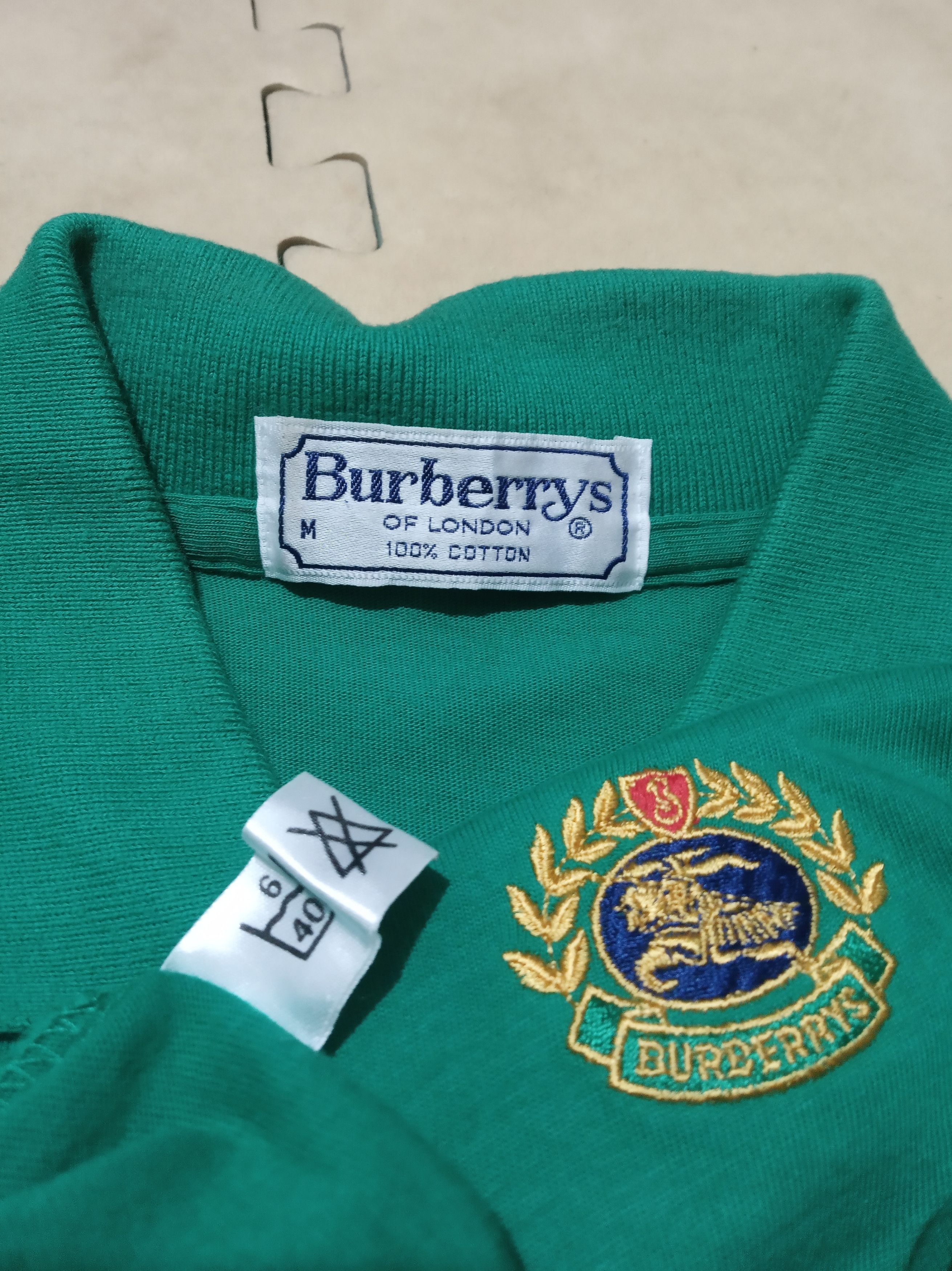 Burberry 90s Burberry Medium Green Size US M / EU 48-50 / 2 - 2 Thumbnail
