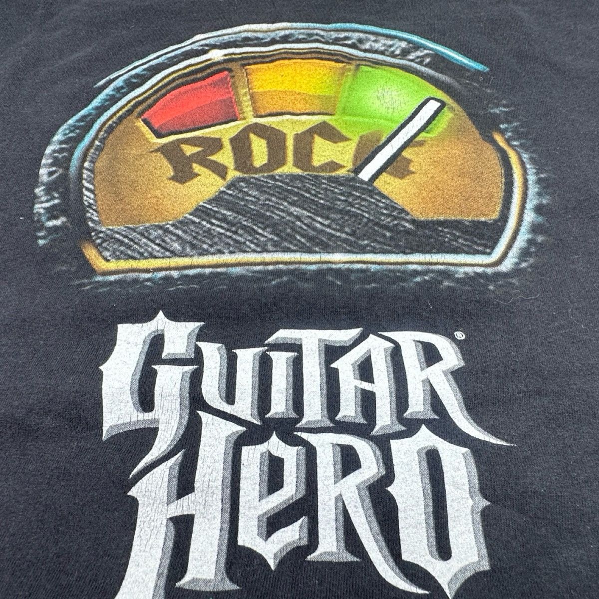 Hanes Vintage Y2K Hanes Guitar Hero I Rock Promo Tee - Size Large Size US L / EU 52-54 / 3 - 6 Thumbnail