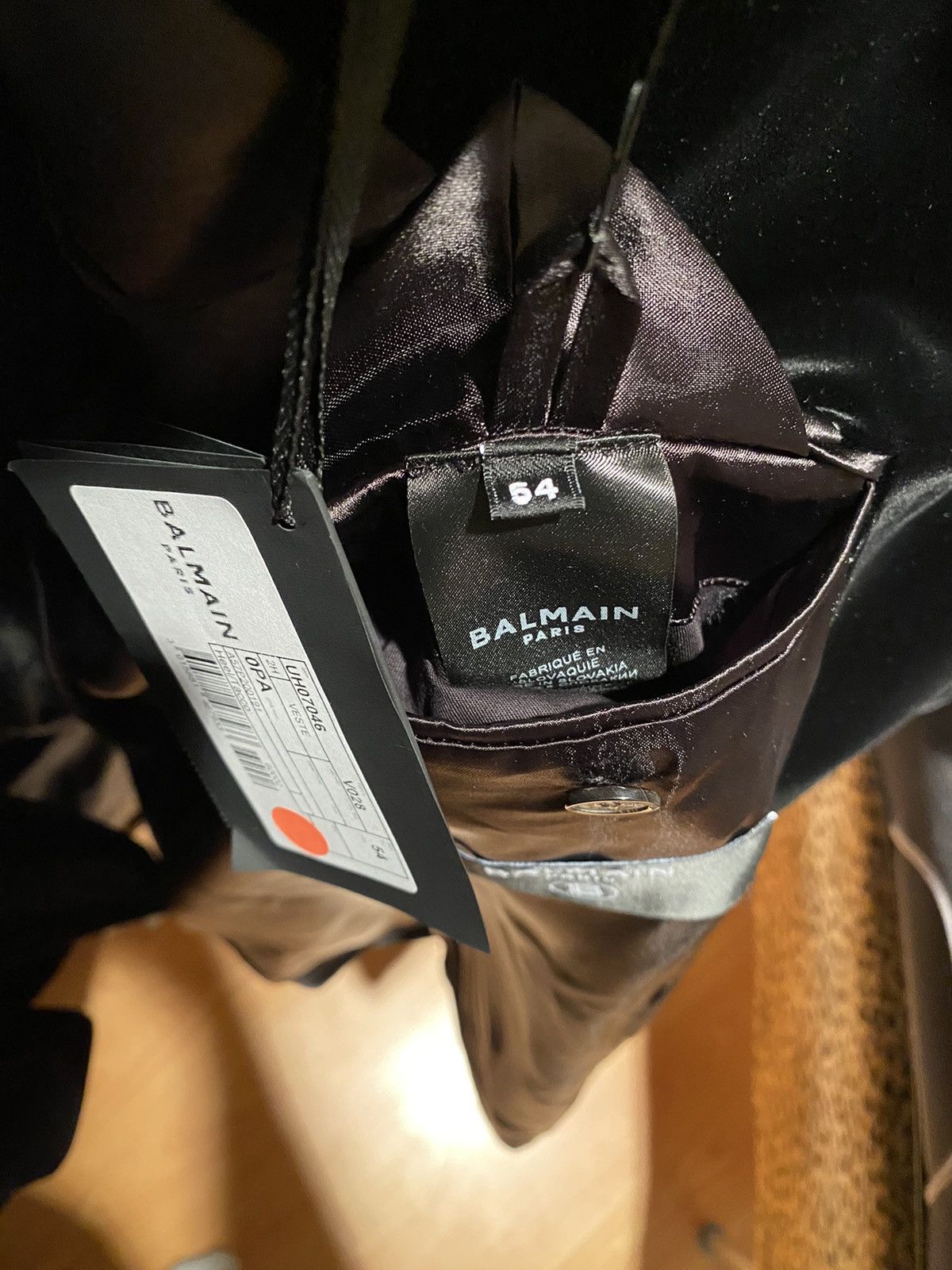 Balmain Balmain velvet evening Jacket Size 54R - 8 Thumbnail