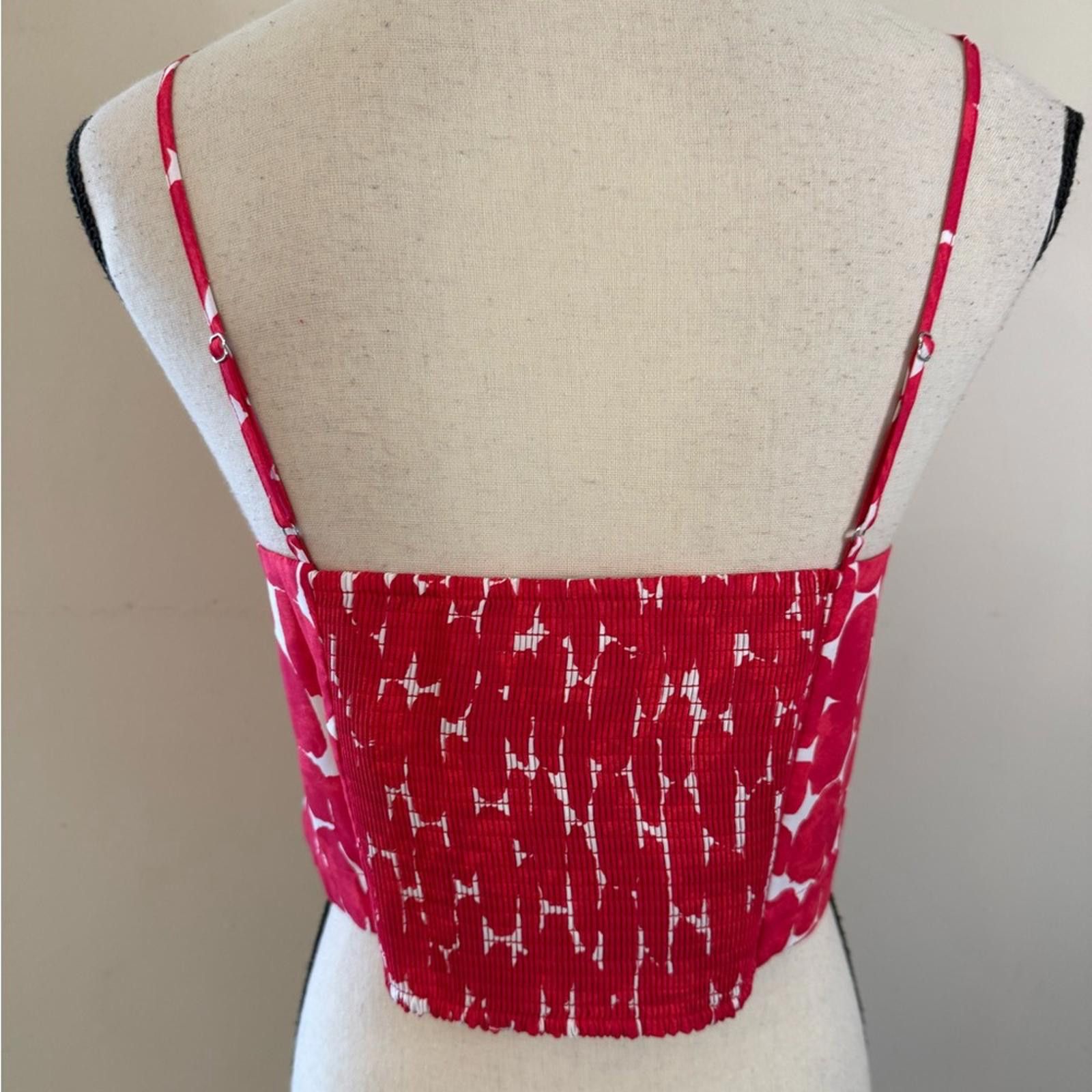 Other Banana Republic Factory crop top red abstract polka dot XXL Size XXL / US 16-18 / IT 52-54 - 2 Thumbnail