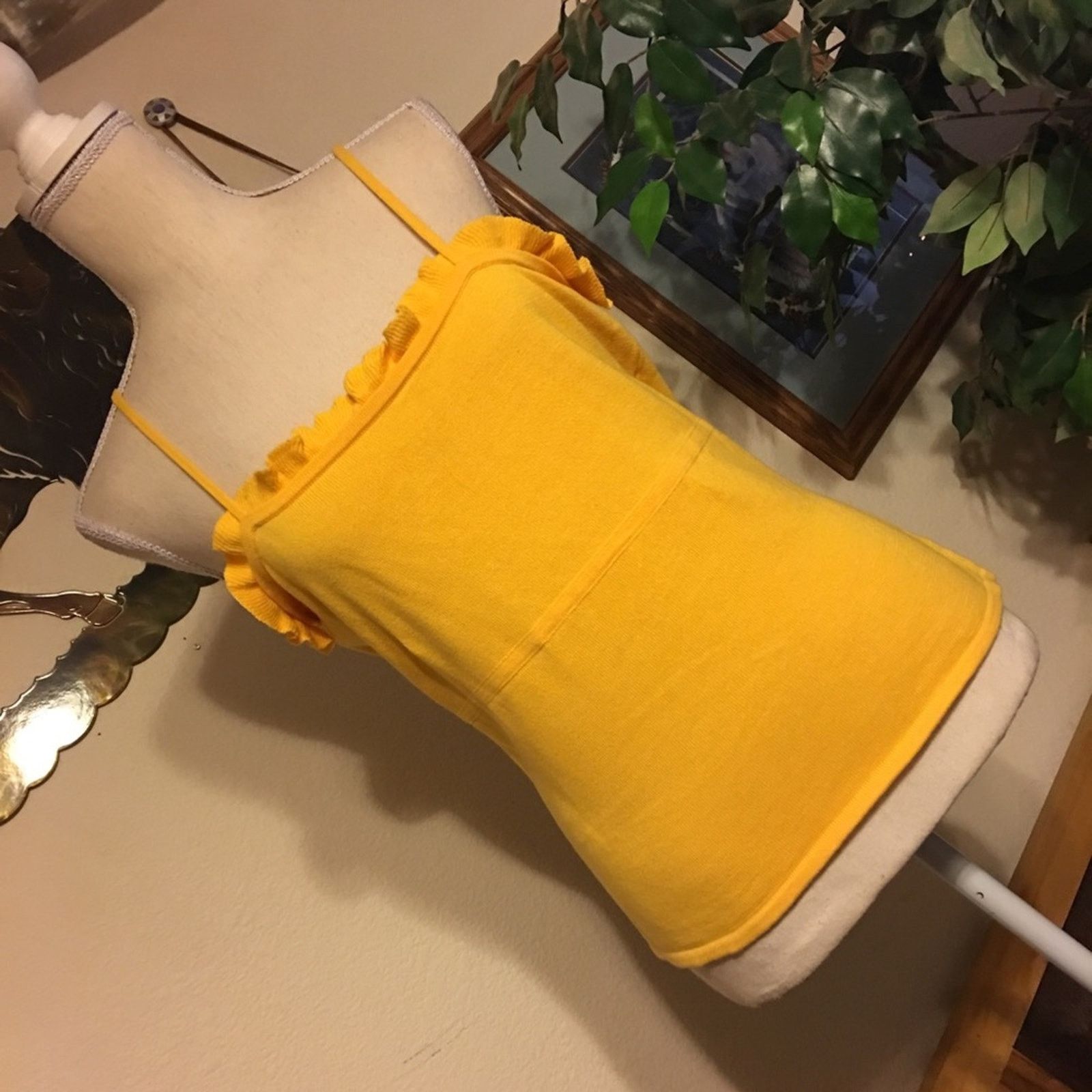 Other Forenza mustard 2-piece tank and shrug set NWT S Size S / US 4 / IT 40 - 2 Thumbnail