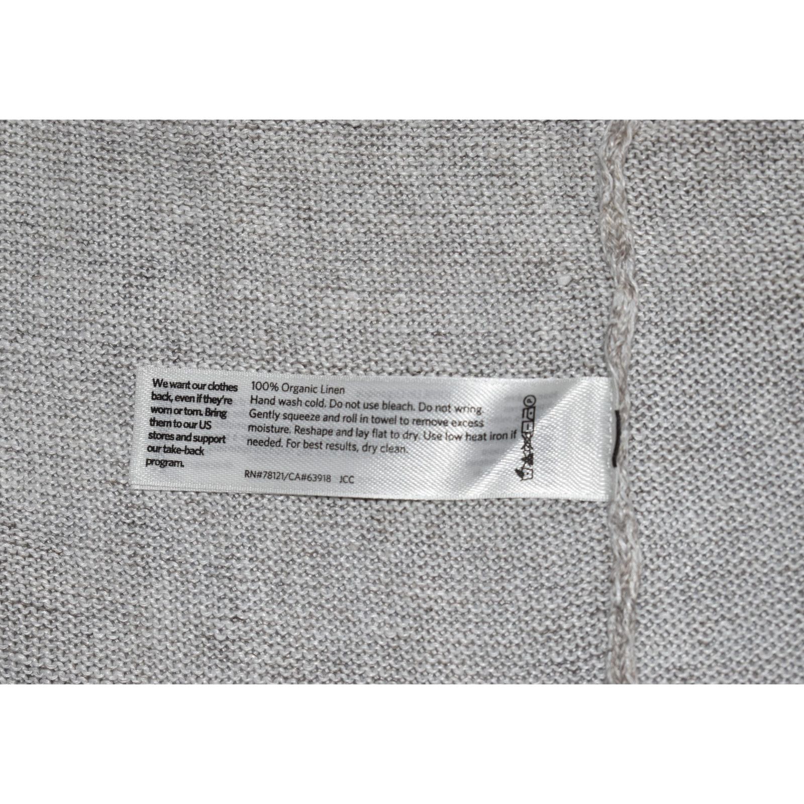 Eileen Fisher NEW EILEEN FISHER Organic Linen Crew Neck Sweater Sz XXS/XS Size XS / US 0-2 / IT 36-38 - 4 Thumbnail