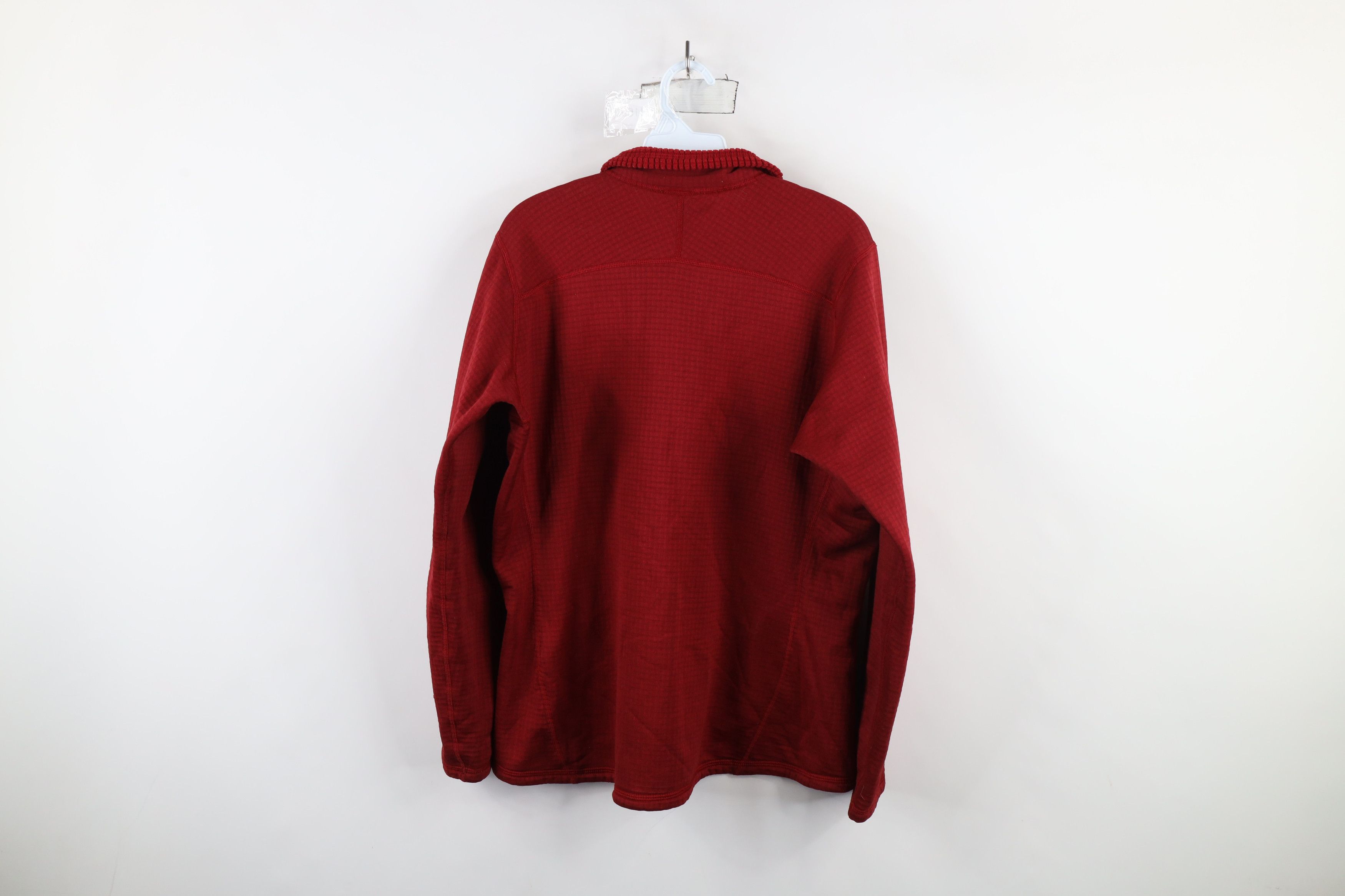 Patagonia × Vintage Vintage Y2K Patagonia R1 Polartec Fleece Full Zip Jacket Red Size XL / US 12-14 / IT 48-50 - 13 Thumbnail