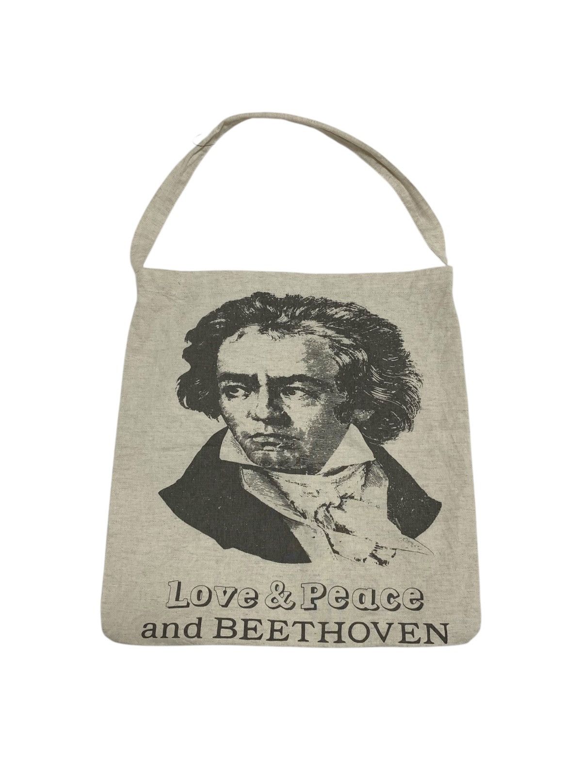 Kapital Kapital Love & Peace & Beethoven Totebag Size ONE SIZE - 1 Thumbnail