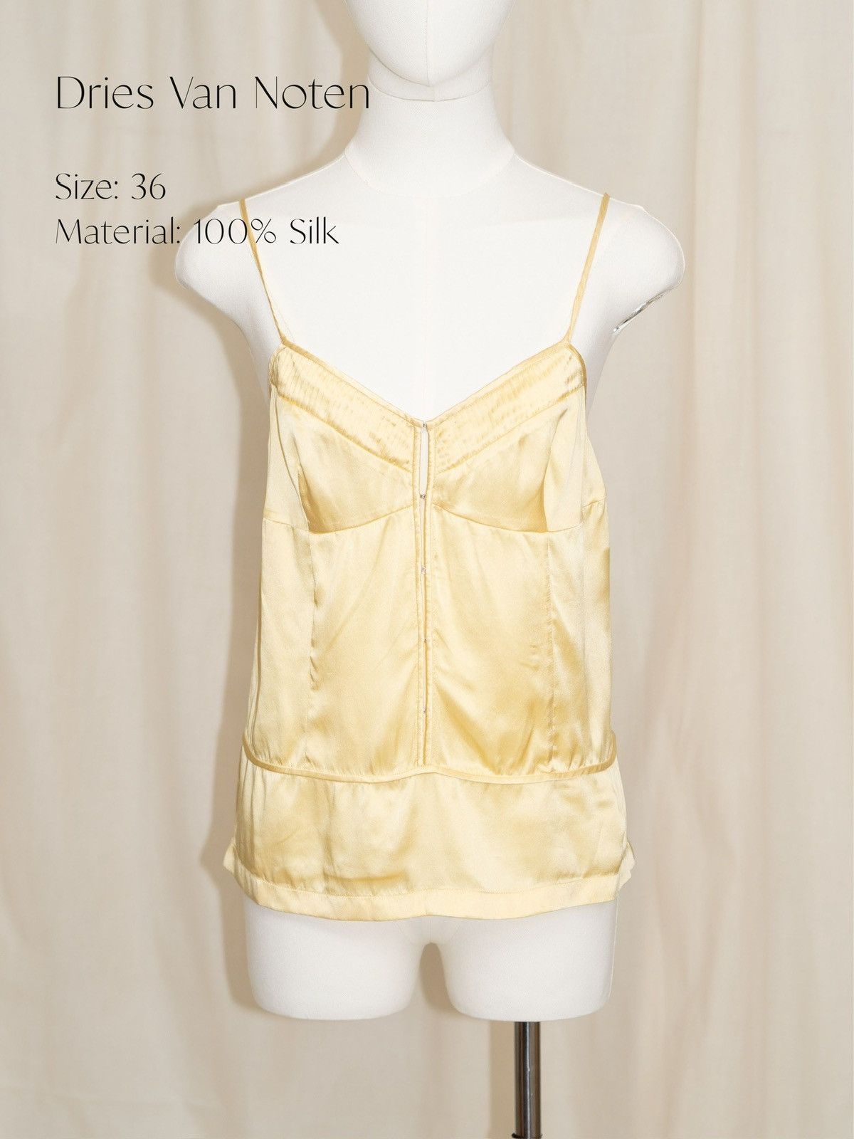 Dries Van Noten Dries Van Noten Silk Camisole Size S / US 4 / IT 40 - 1 Thumbnail