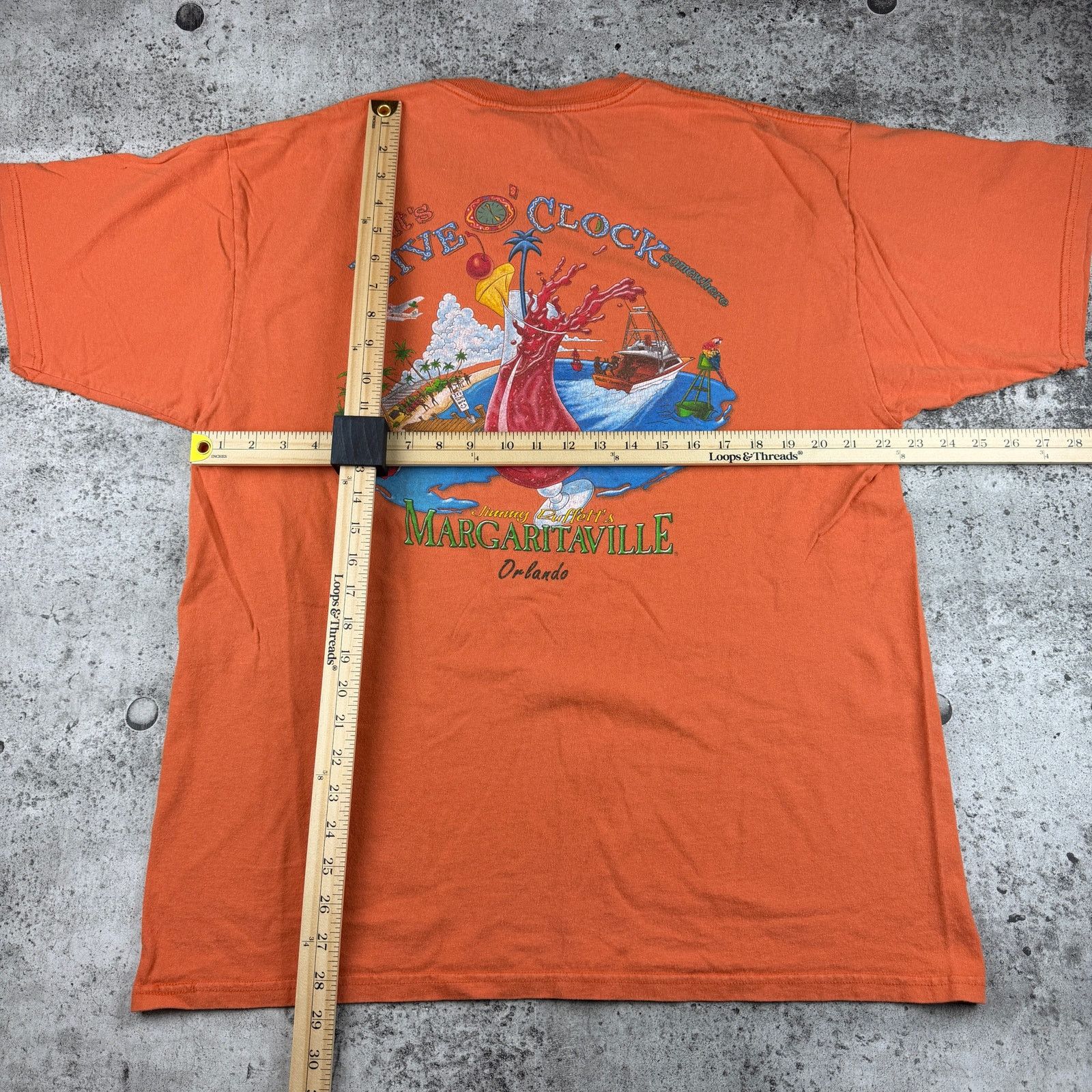 Vintage Margaritaville Jimmy Buffet Shirt It's 5 O'clock SomewhereXL Size US XL / EU 56 / 4 - 5 Thumbnail