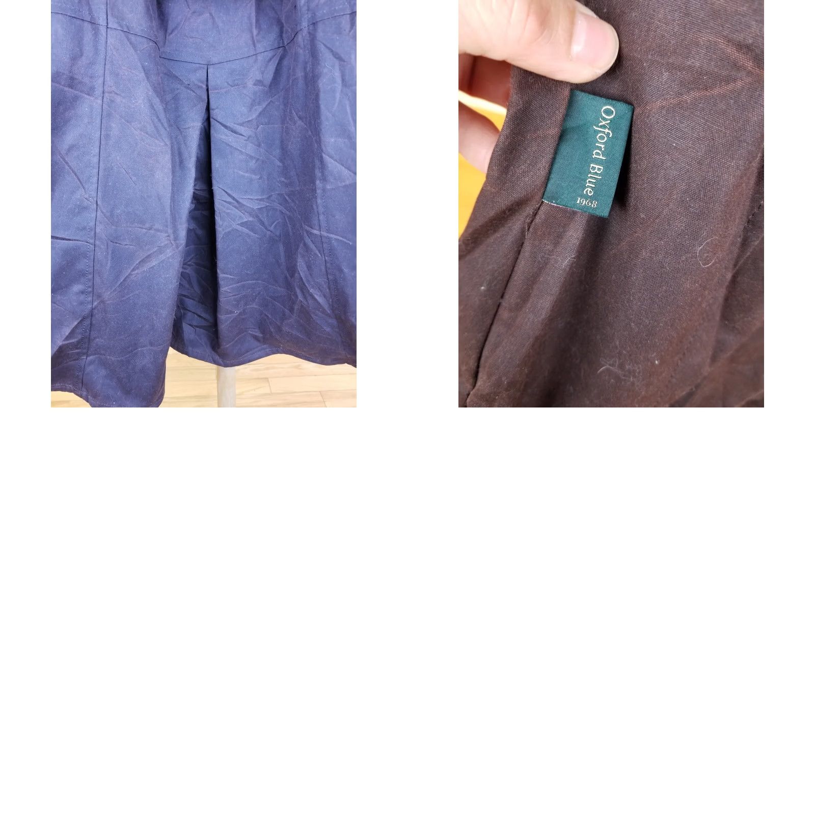 Vintage NWT OXFORD BLUE OIL WAXED HUNTING JACKET WOMEN'S XL 16 Size XL / US 12-14 / IT 48-50 - 10 Thumbnail